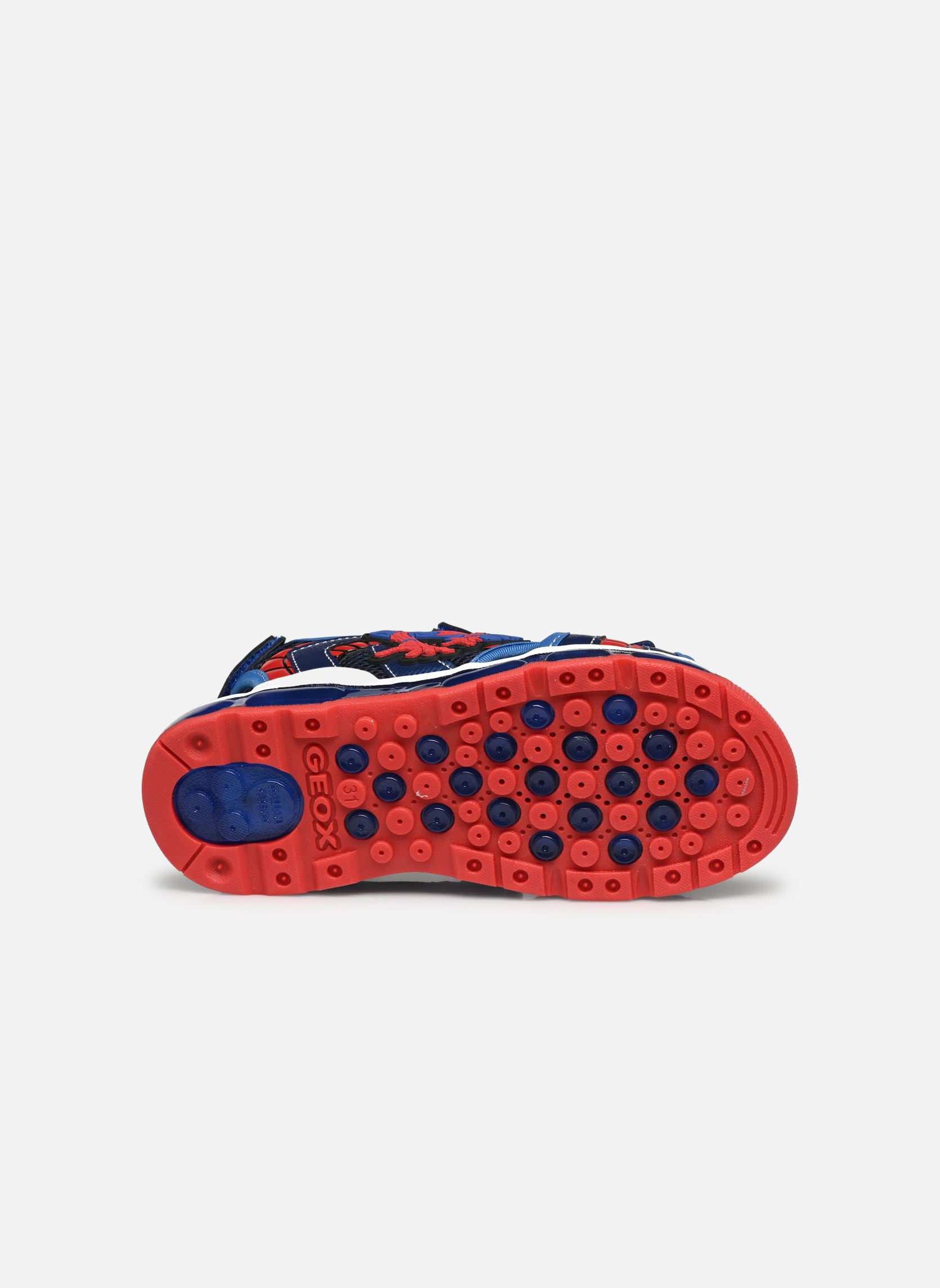 Sandalen J SANDALE ANDROID LIGHTS jungen blau Geox Sandalen J SANDALE ANDROID LIGHTS jungen blau Bleu Marine/Bleu Ryl