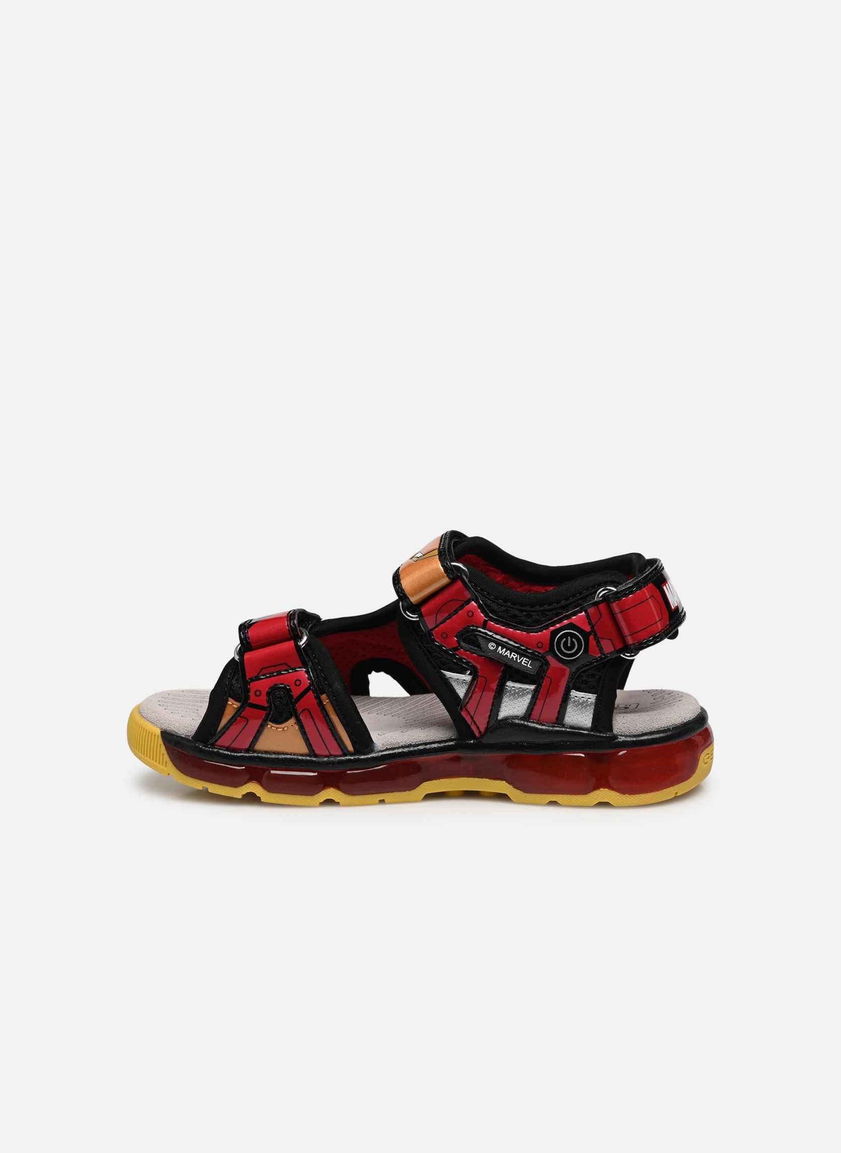 Sandalias J SANDALE ANDROID LIGHTS niño rojo Geox Sandalias J SANDALE ANDROID LIGHTS niño rojo Noir/rouge