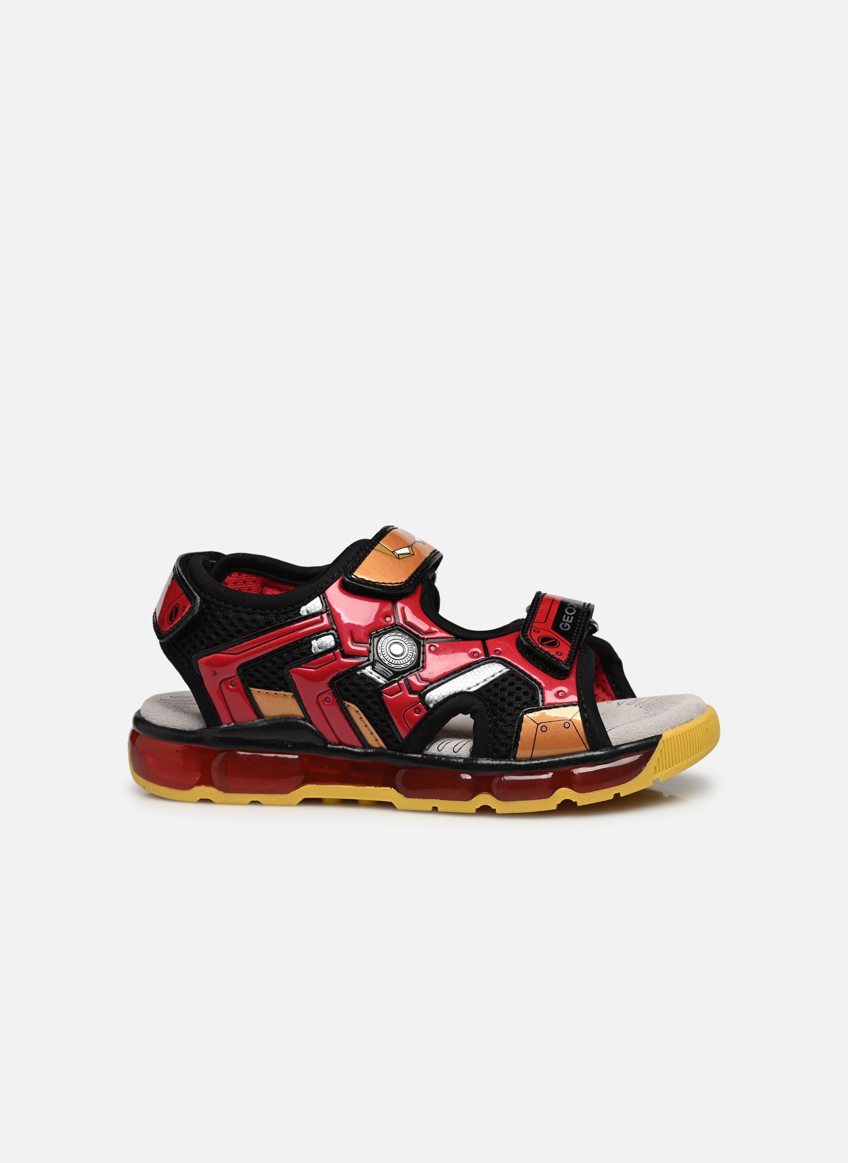 Sandalias J SANDALE ANDROID LIGHTS niño rojo Geox Sandalias J SANDALE ANDROID LIGHTS niño rojo Noir/rouge