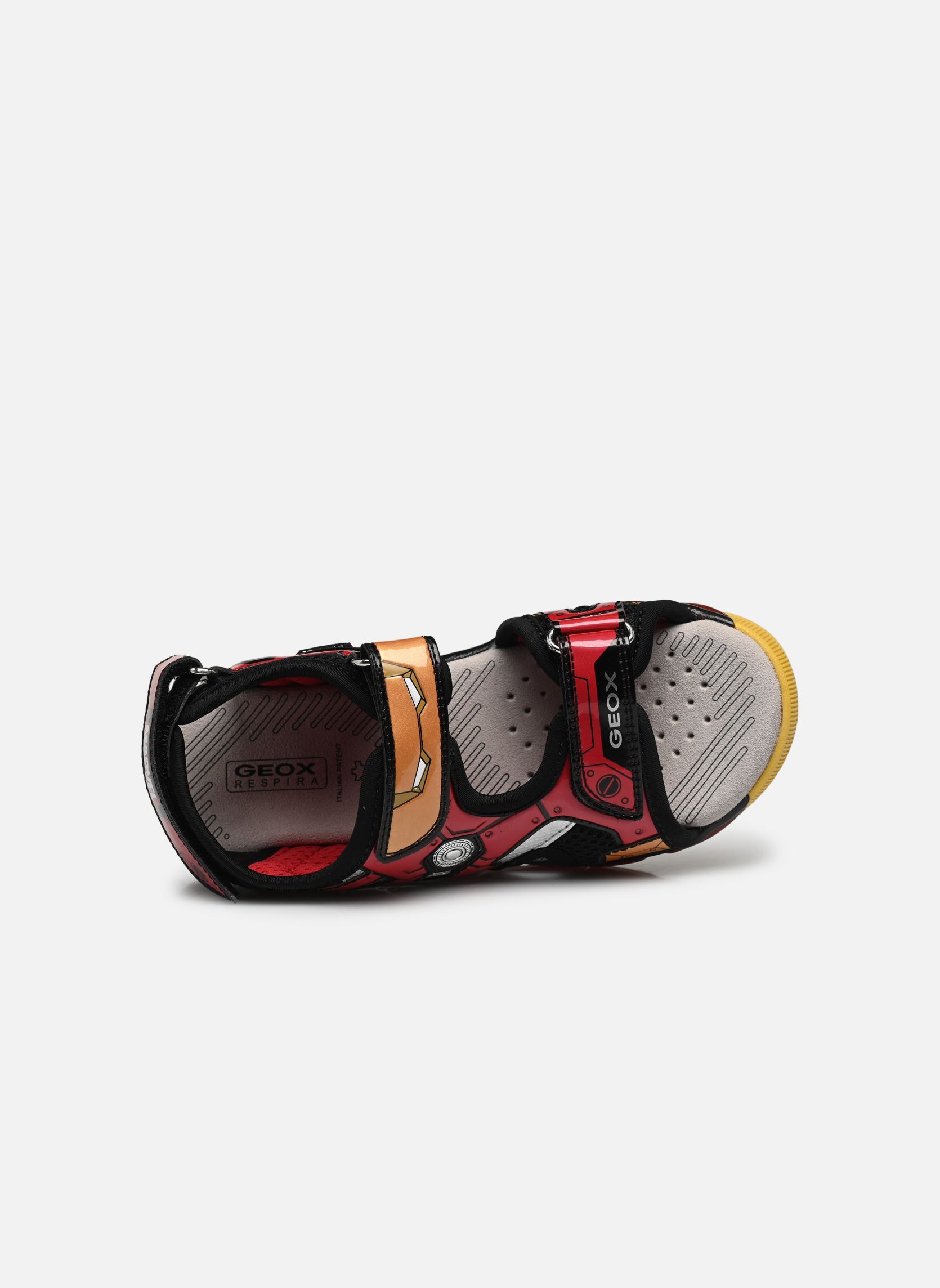 Sandalias J SANDALE ANDROID LIGHTS niño rojo Geox Sandalias J SANDALE ANDROID LIGHTS niño rojo Noir/rouge