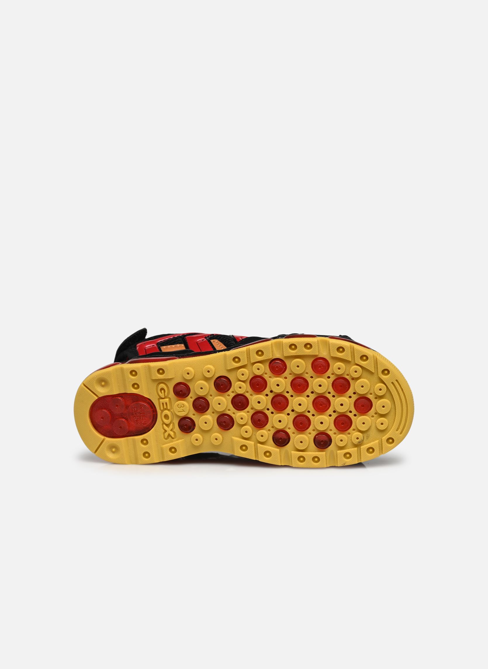 Sandalias J SANDALE ANDROID LIGHTS niño rojo Geox Sandalias J SANDALE ANDROID LIGHTS niño rojo Noir/rouge