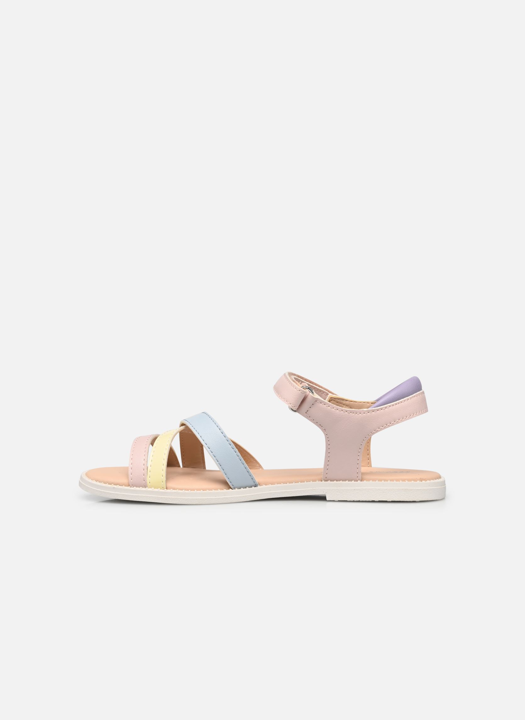 Sandalen J SANDALE KARLY GIRL meisjes roze Geox Sandalen J SANDALE KARLY GIRL meisjes roze LT ROSE/MULTICOLOR