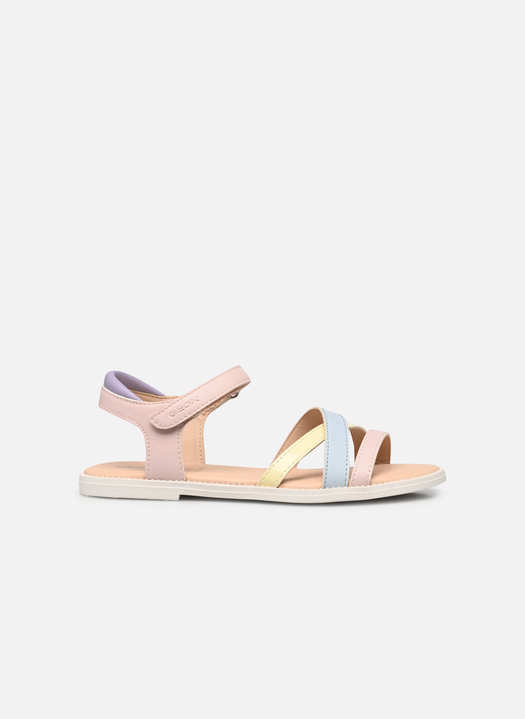 Sandalen J SANDALE KARLY GIRL meisjes roze Geox Sandalen J SANDALE KARLY GIRL meisjes roze LT ROSE/MULTICOLOR
