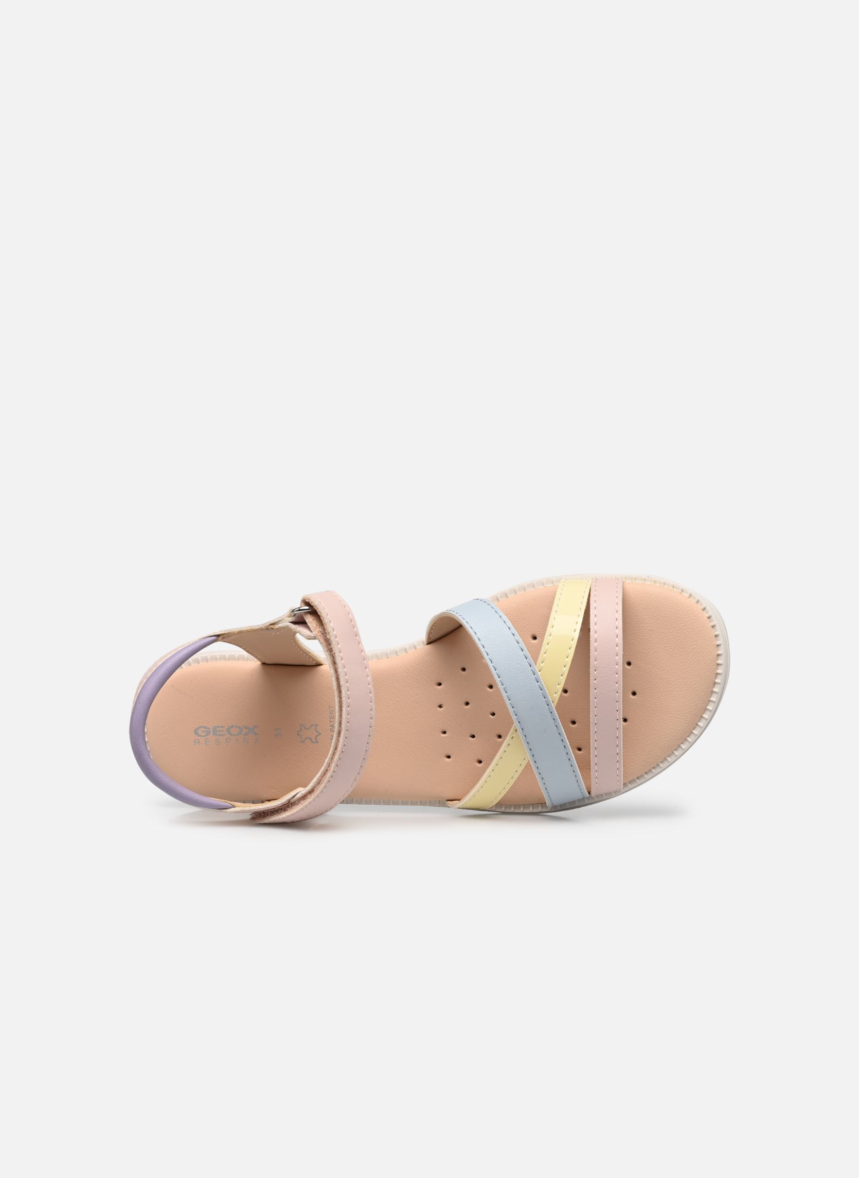 Sandalen J SANDALE KARLY GIRL meisjes roze Geox Sandalen J SANDALE KARLY GIRL meisjes roze LT ROSE/MULTICOLOR