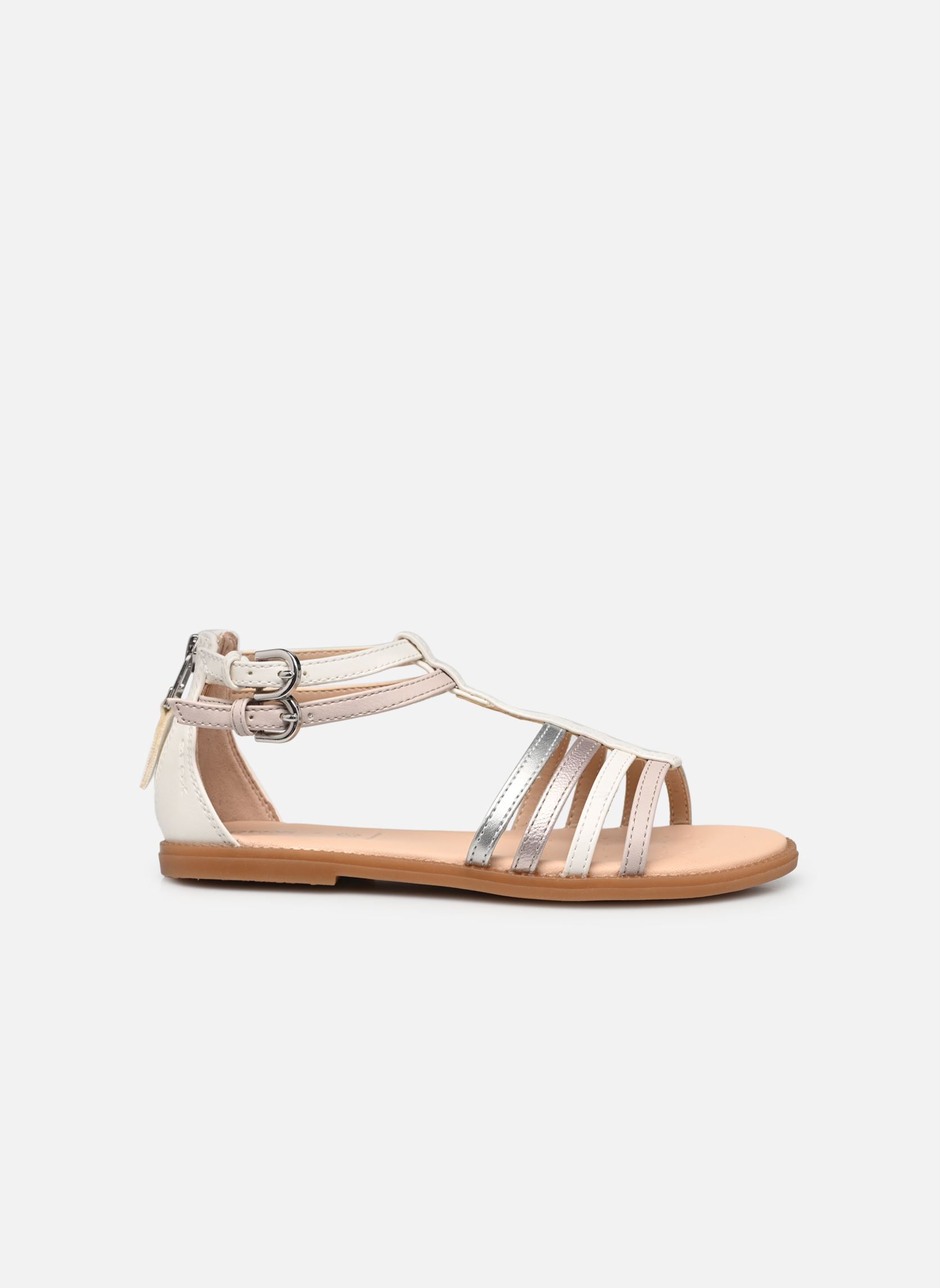 Sandales J SANDALE KARLY GIRL fille blanc Geox Sandales J SANDALE KARLY GIRL fille blanc BLANC/ROSE CLAIR