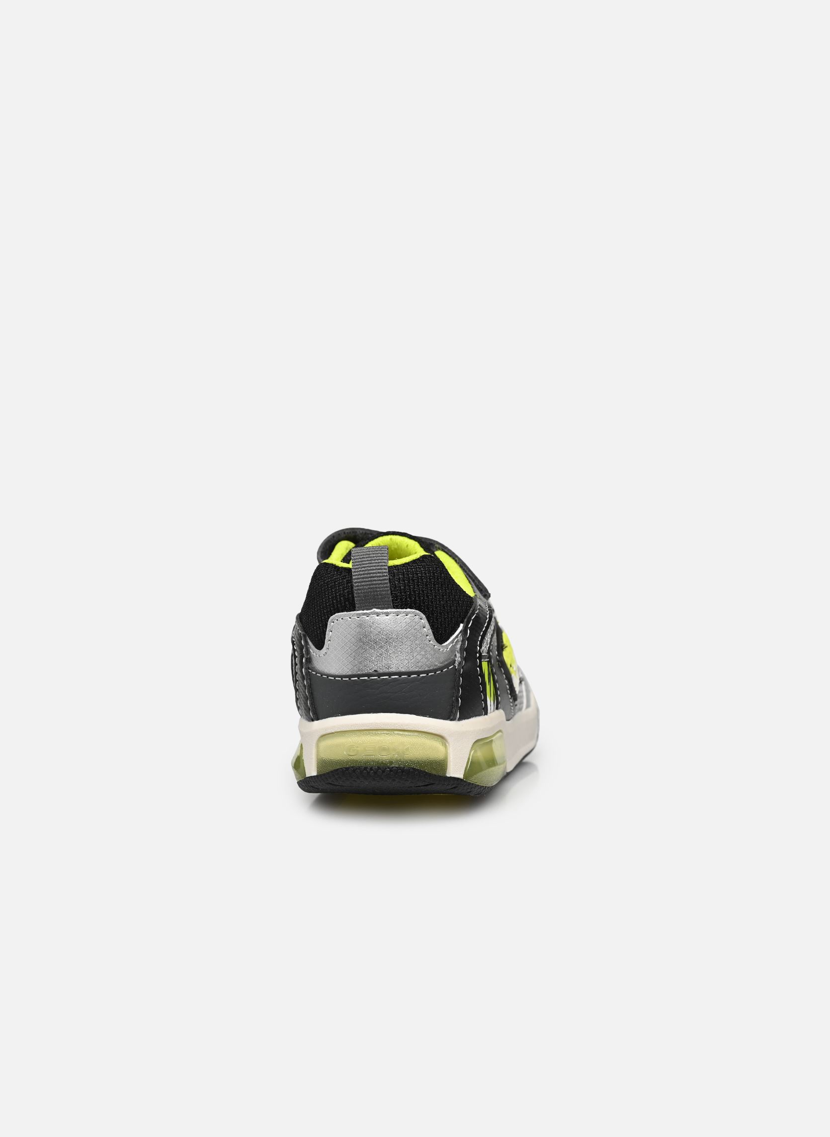 Lage sneakers J INEK BOY LIGHTS jongens grijs Geox Lage sneakers J INEK BOY LIGHTS jongens grijs Gris / Citron