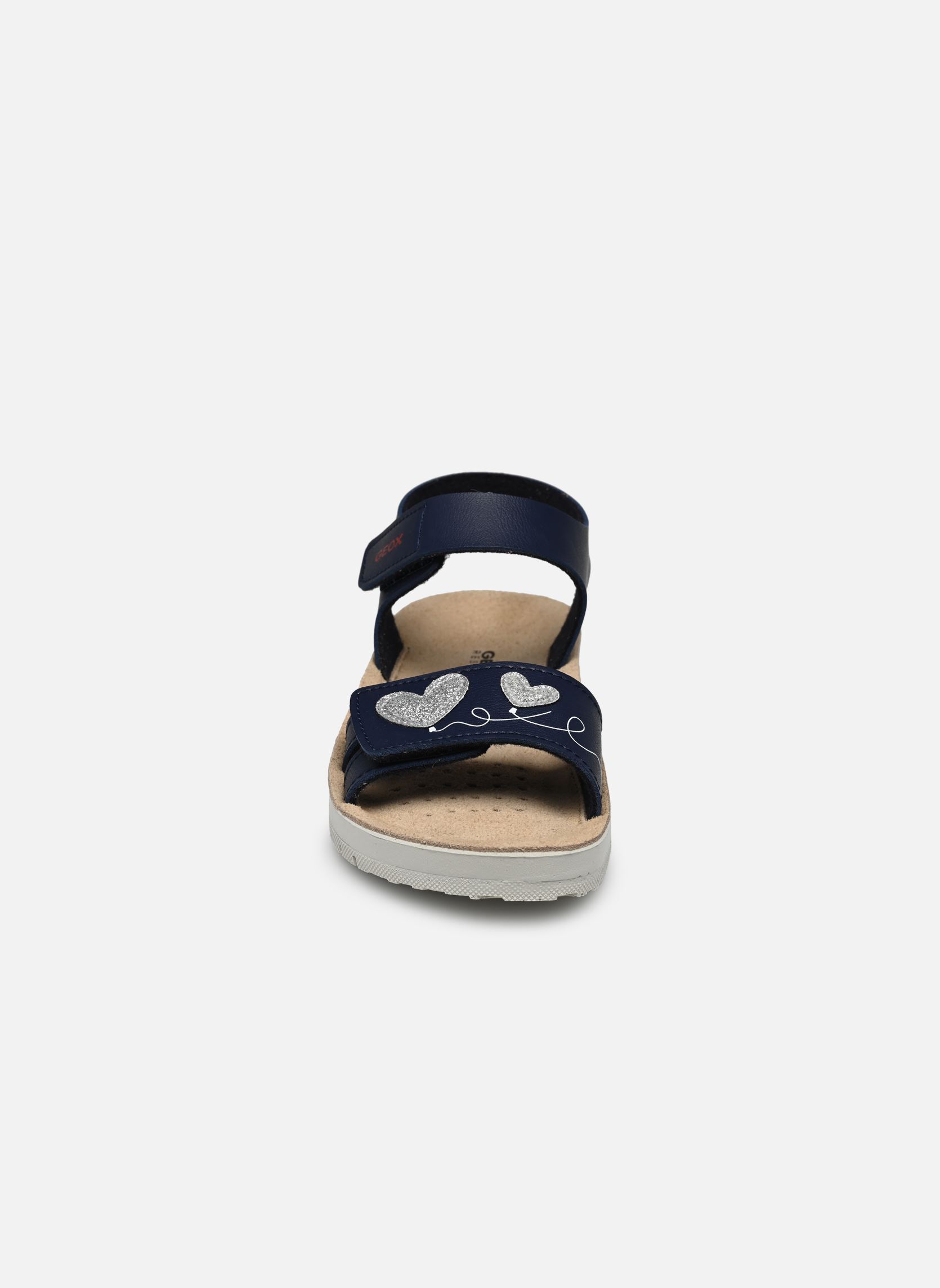 Sandalias J SANDAL COSTAREI GI niña azul Geox Sandalias J SANDAL COSTAREI GI niña azul Bleu Marine/Argent