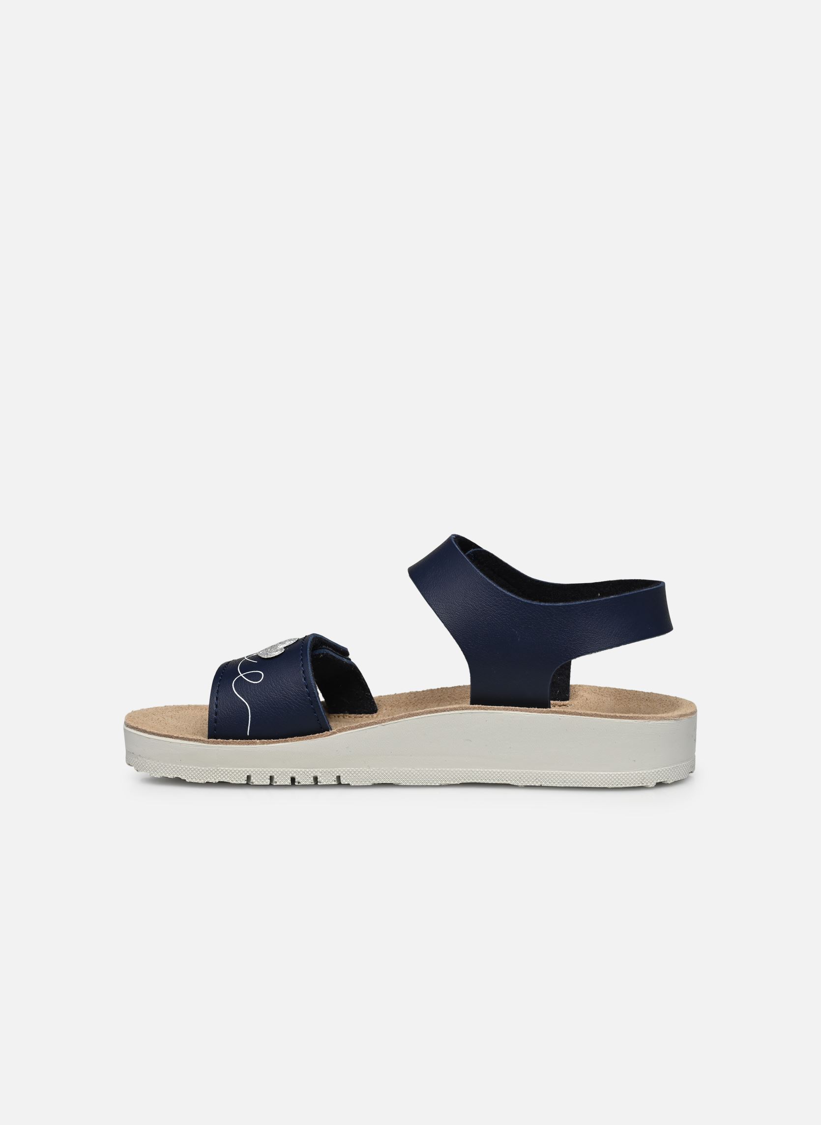 Sandalias J SANDAL COSTAREI GI niña azul Geox Sandalias J SANDAL COSTAREI GI niña azul Bleu Marine/Argent