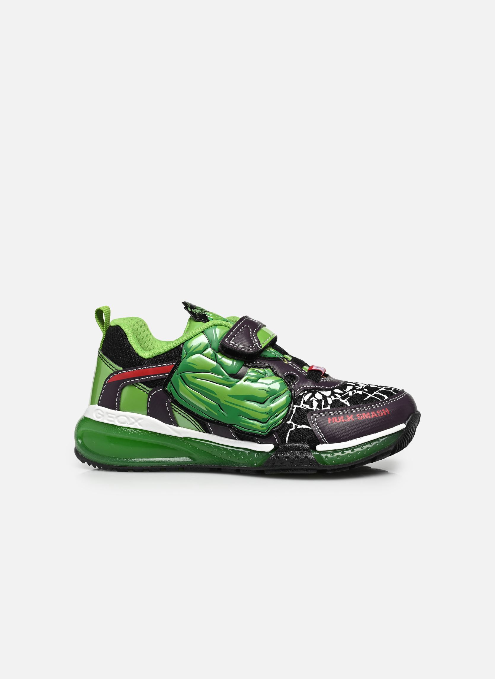 Niedrige Sneaker J Bayonyc Boy Lights Marvel jungen schwarz Geox Niedrige Sneaker J Bayonyc Boy Lights Marvel jungen schwarz Noir/Vert