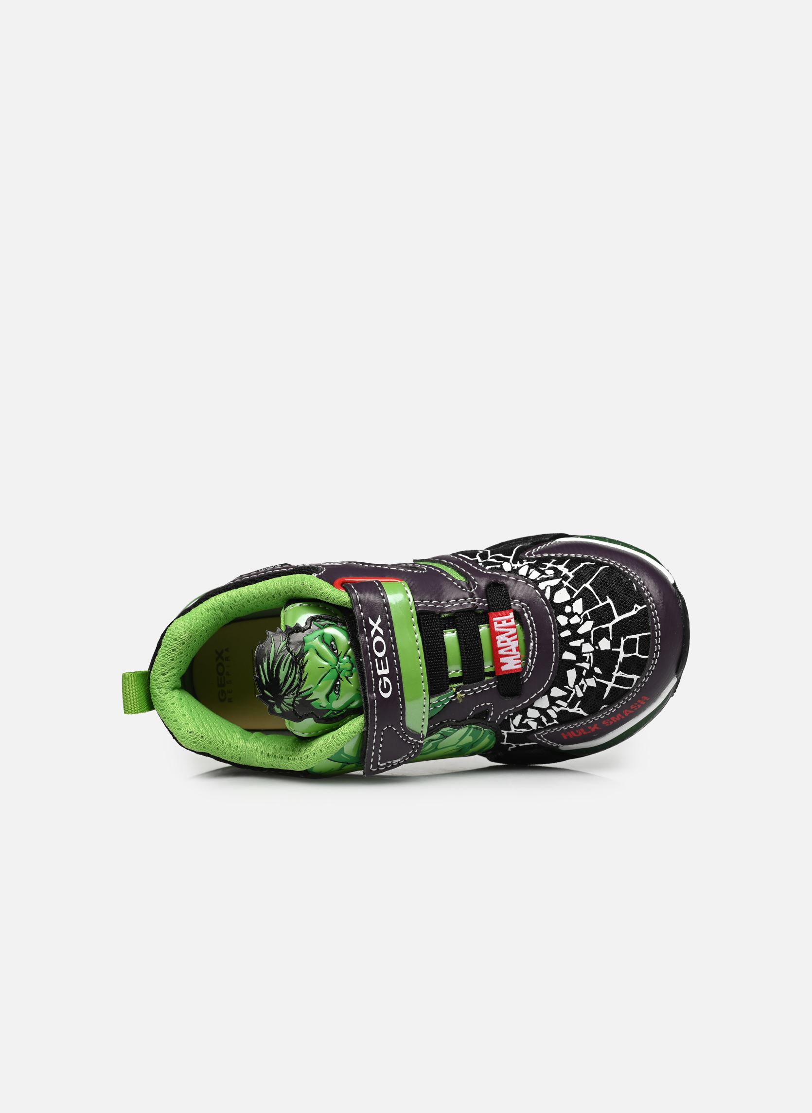 Niedrige Sneaker J Bayonyc Boy Lights Marvel jungen schwarz Geox Niedrige Sneaker J Bayonyc Boy Lights Marvel jungen schwarz Noir/Vert