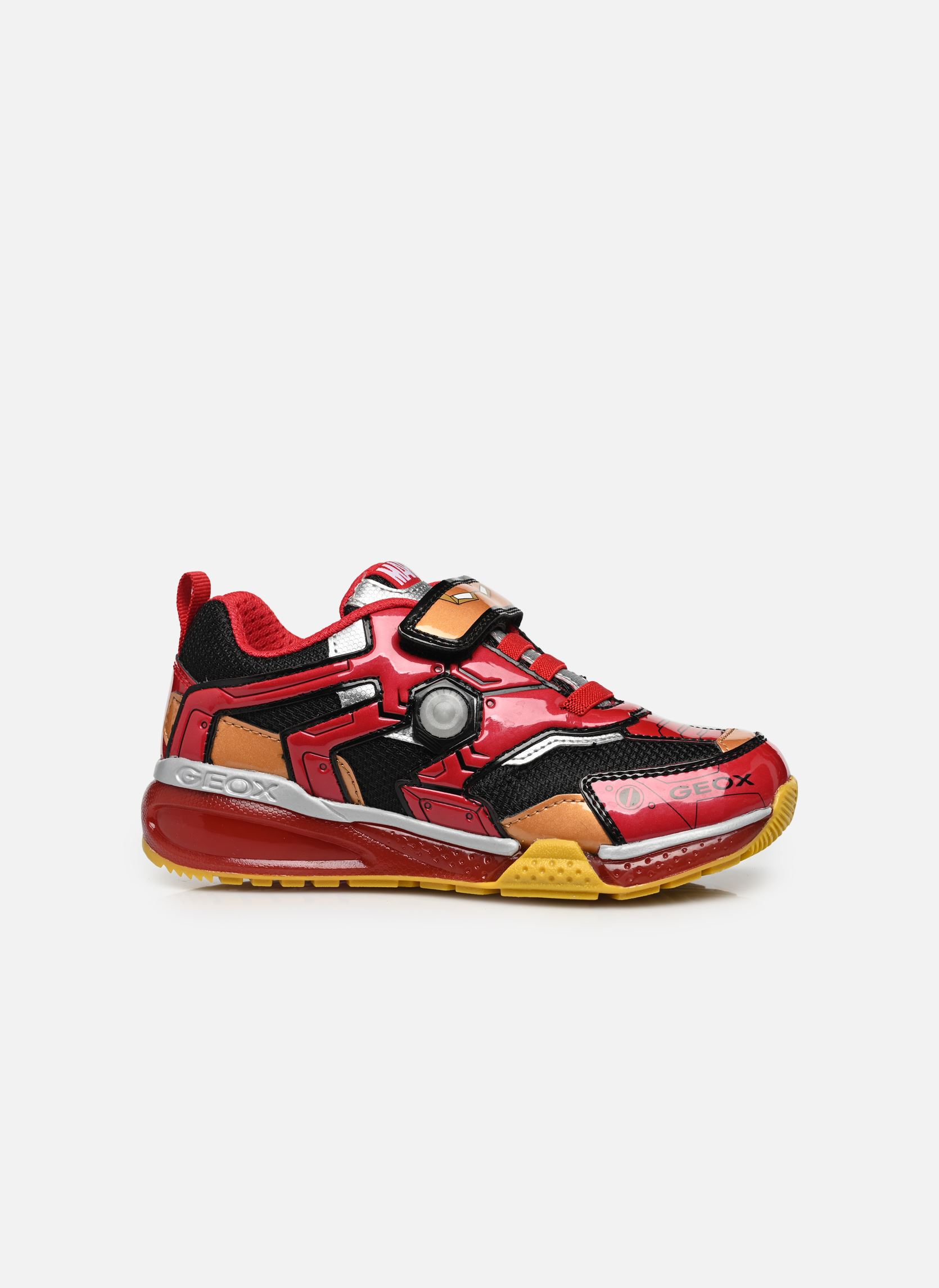 Niedrige Sneaker J Bayonyc Boy Lights Marvel jungen schwarz Geox Niedrige Sneaker J Bayonyc Boy Lights Marvel jungen schwarz Noir Rouge
