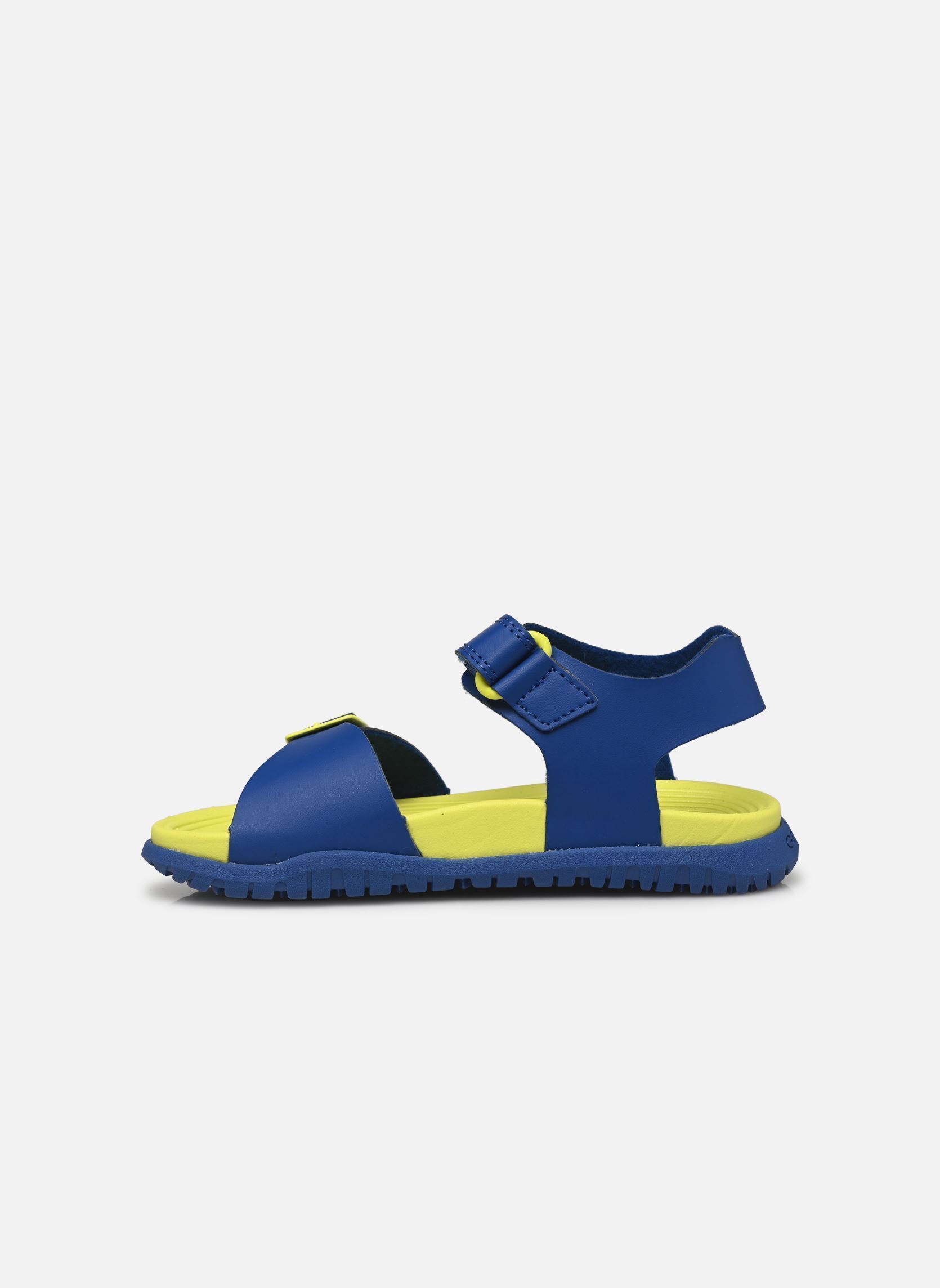 Sandales J SANDAL FUSBETTO BO garçon bleu Geox Sandales J SANDAL FUSBETTO BO garçon bleu ROYAL/FLUO YELLOW