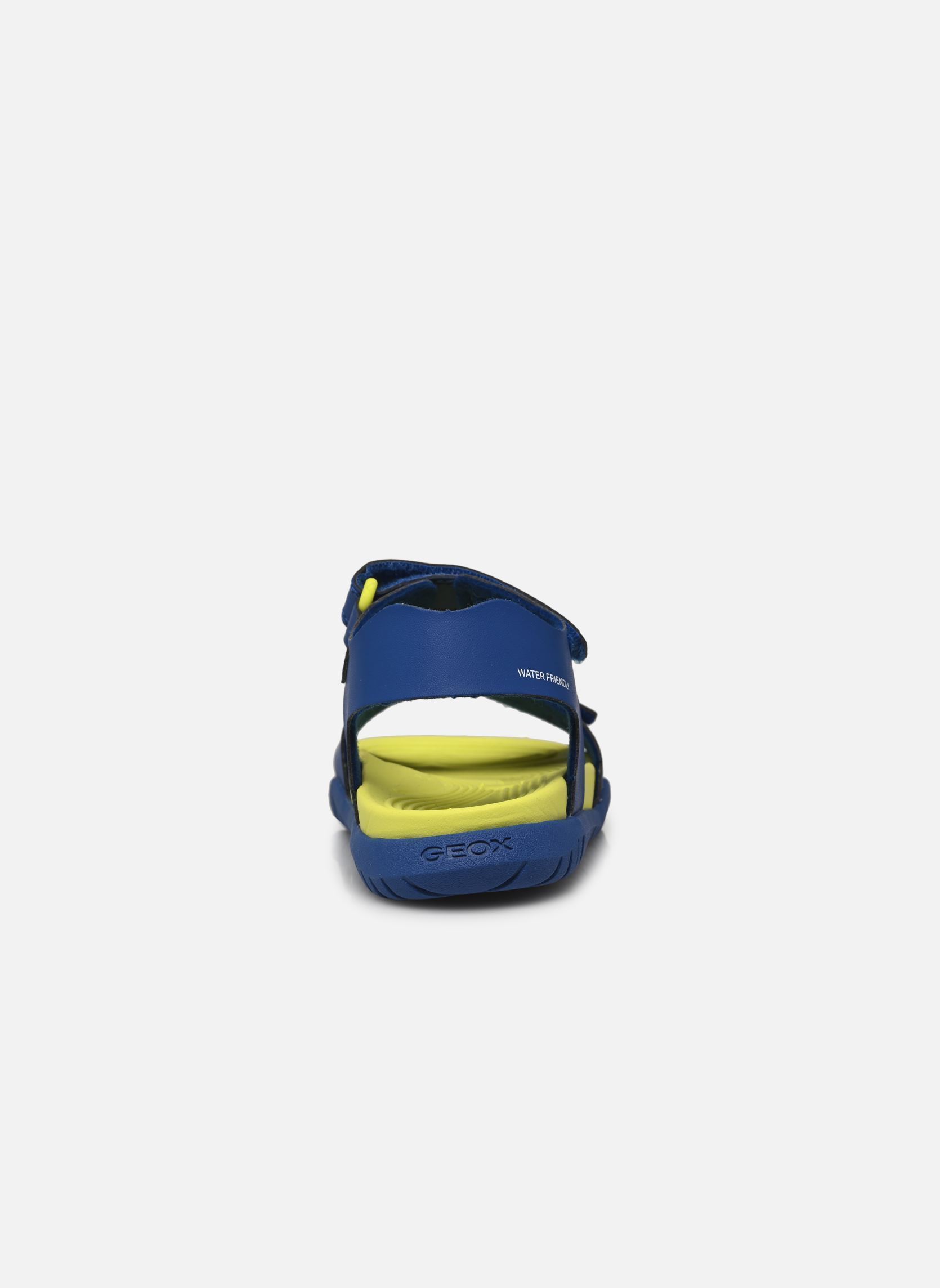Sandales J SANDAL FUSBETTO BO garçon bleu Geox Sandales J SANDAL FUSBETTO BO garçon bleu ROYAL/FLUO YELLOW