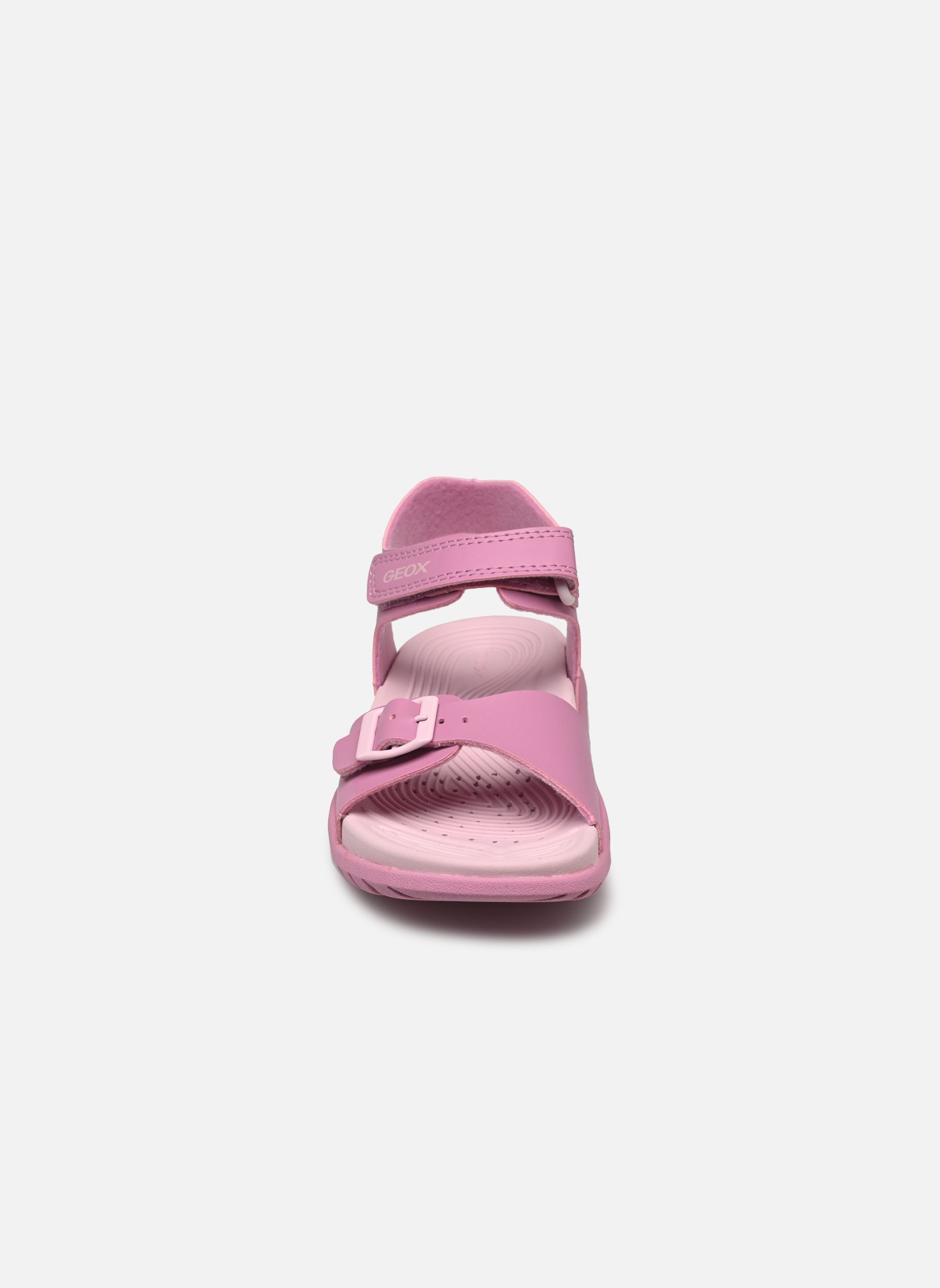 Sandalen J SANDAL FUSBETTO GI mädchen rosa Geox Sandalen J SANDAL FUSBETTO GI mädchen rosa DK PINK/LT LILAC