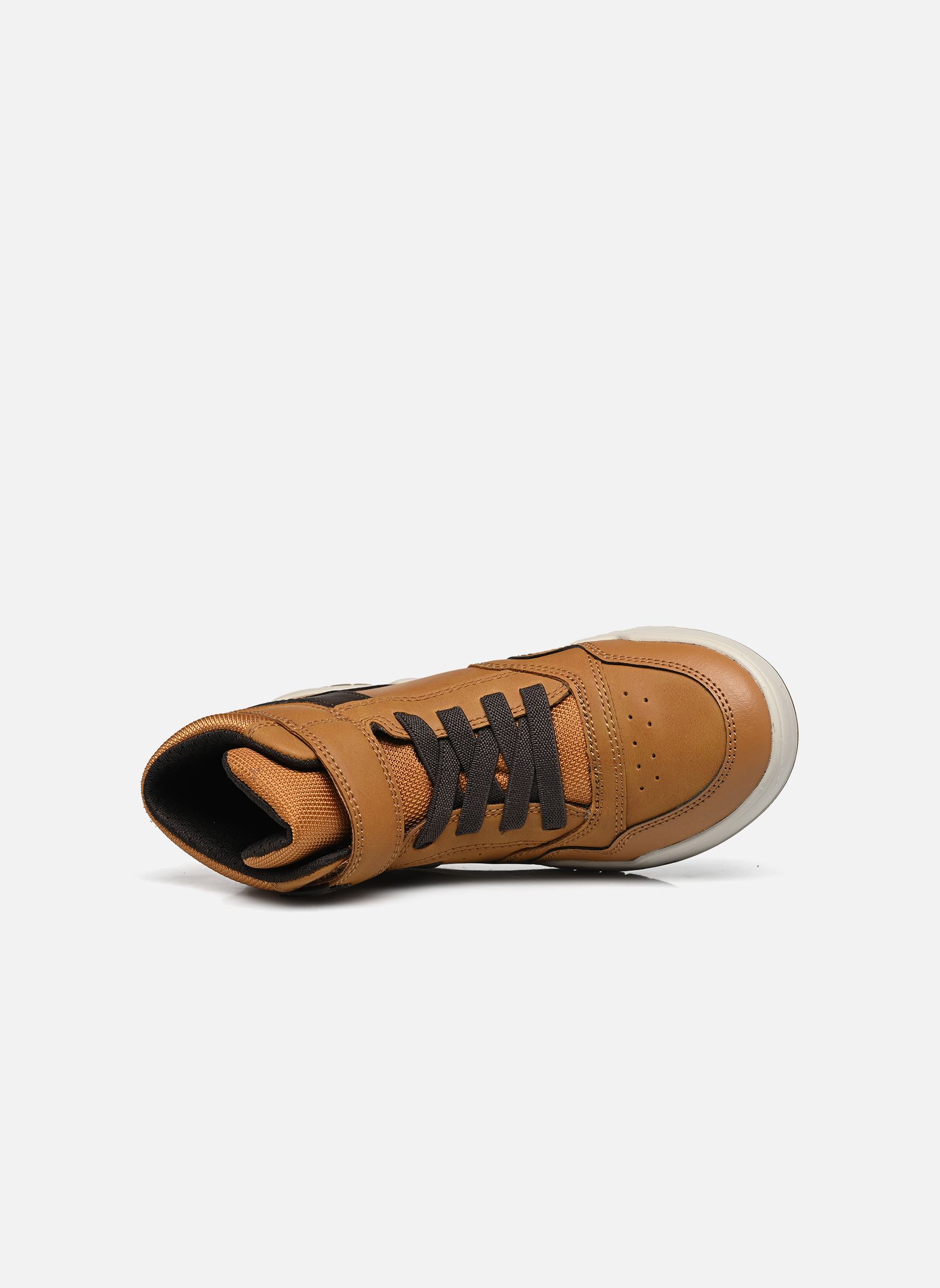 Baskets hautes J Perth Boy B garçon jaune Geox Baskets hautes J Perth Boy B garçon jaune JAUNE FONCÉ/BRUN