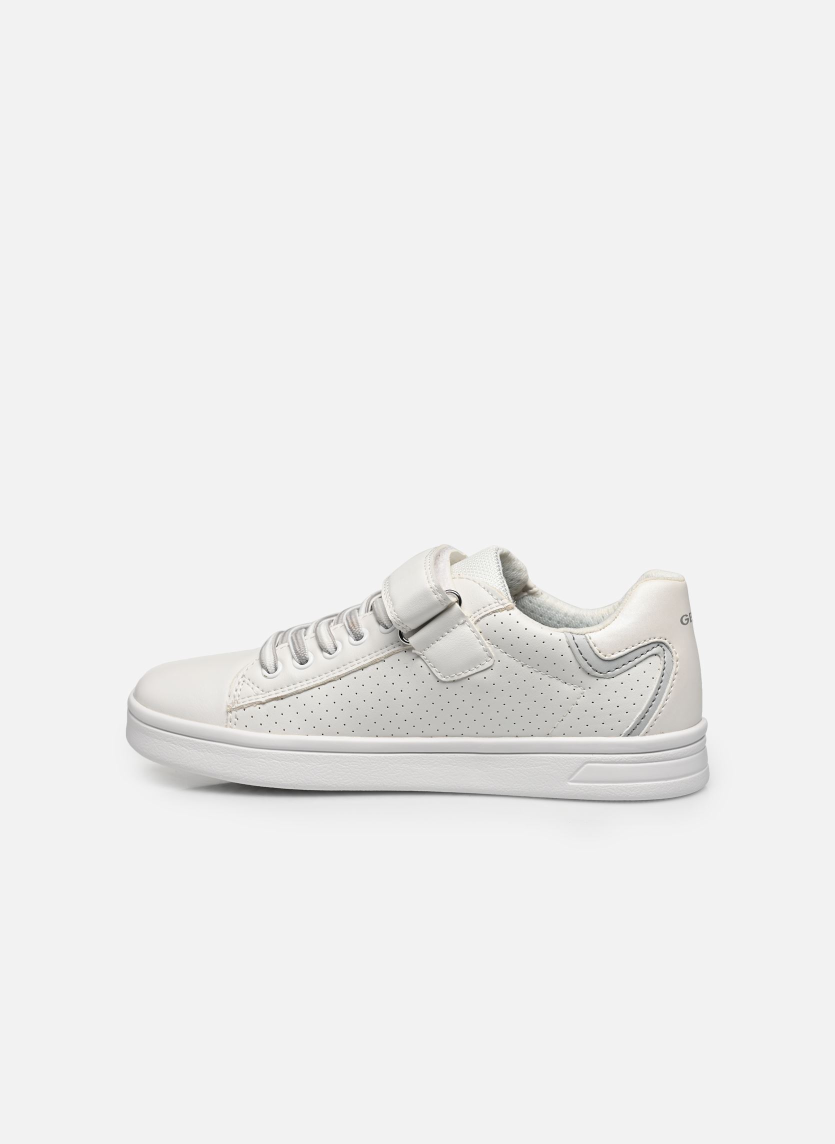 Baskets basses J DJROCK BOY garçon blanc Geox Baskets basses J DJROCK BOY garçon blanc Blanc/Gris clair