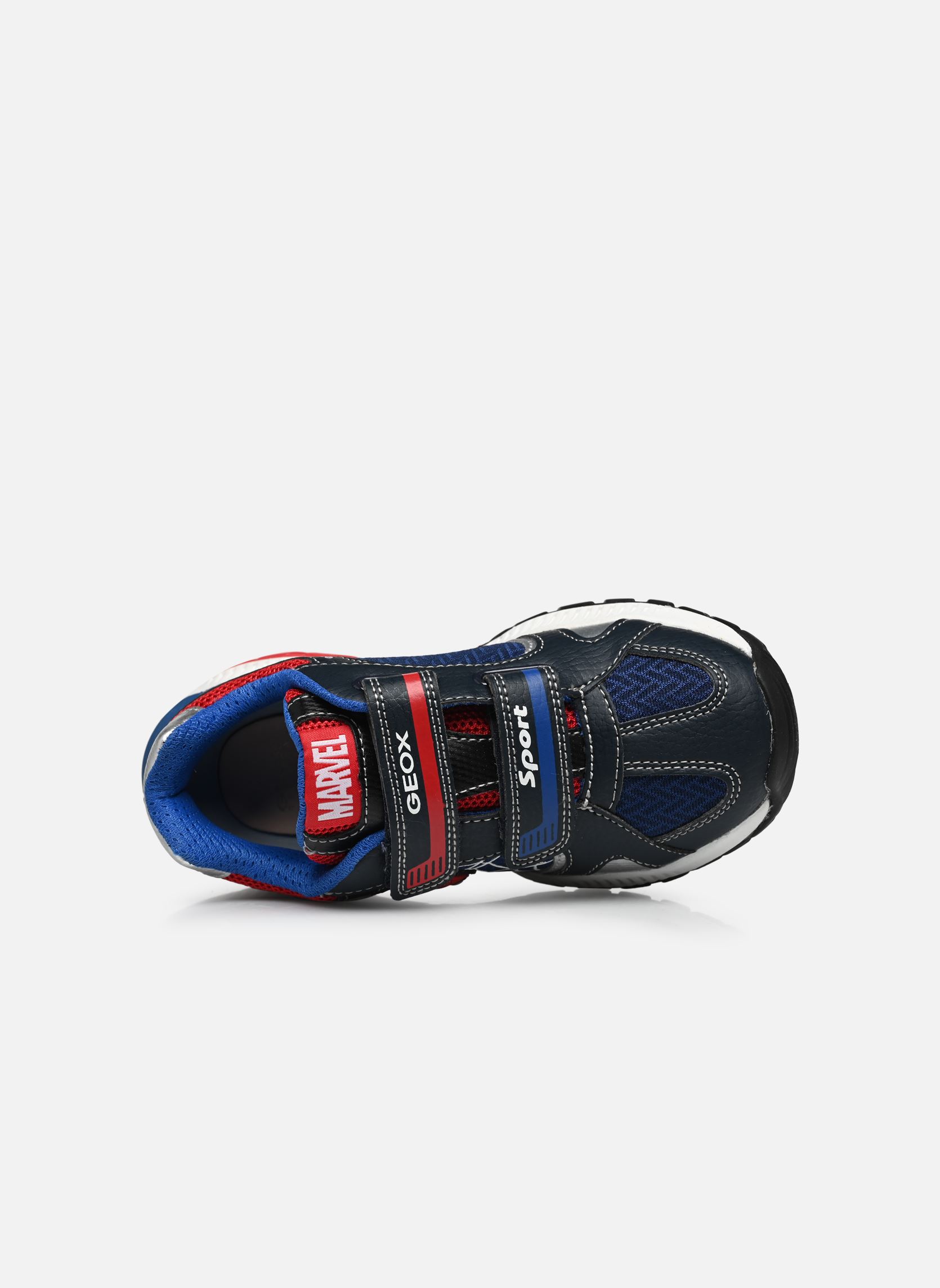 Niedrige Sneaker J Tuono Boy Marvel jungen blau Geox Niedrige Sneaker J Tuono Boy Marvel jungen blau BLEU MARINE ROUGE