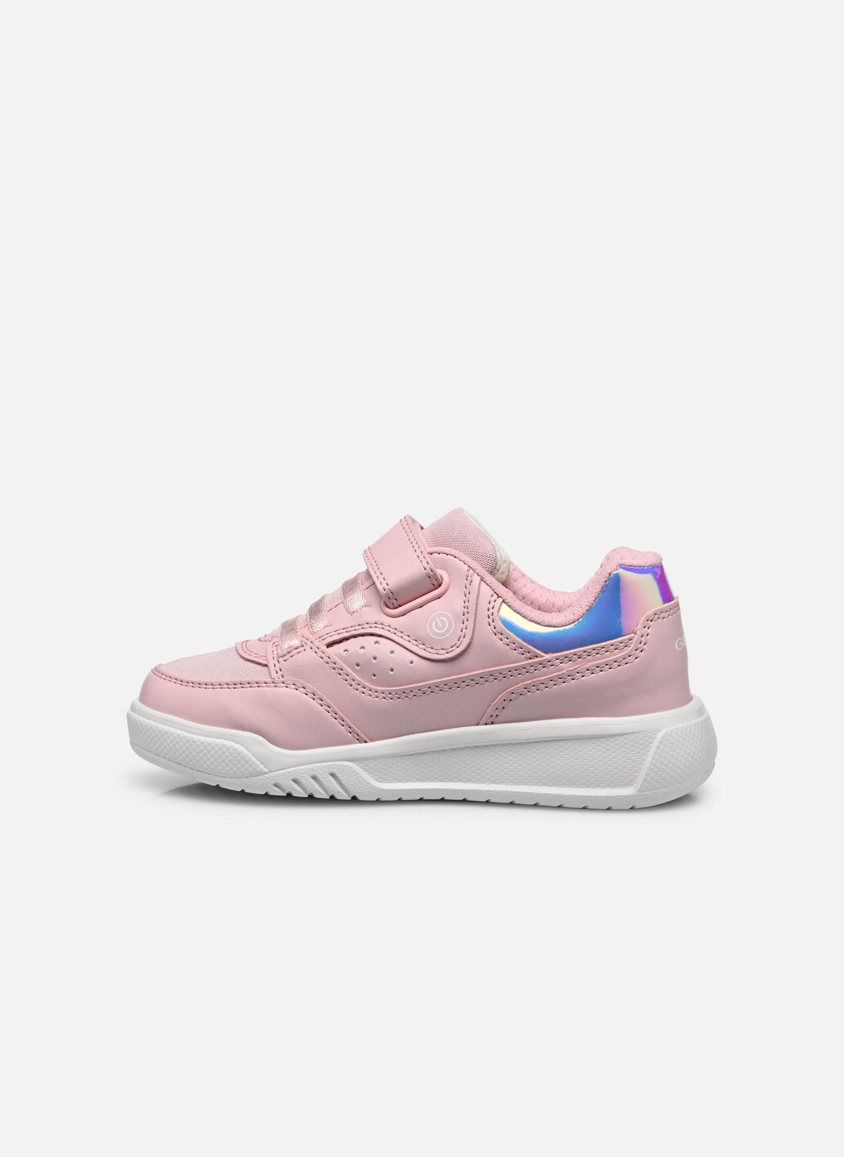 Lage sneakers J ILLUMINUS GIRL LIGHTS meisjes roze Geox Lage sneakers J ILLUMINUS GIRL LIGHTS meisjes roze LT ROSE/WHITE