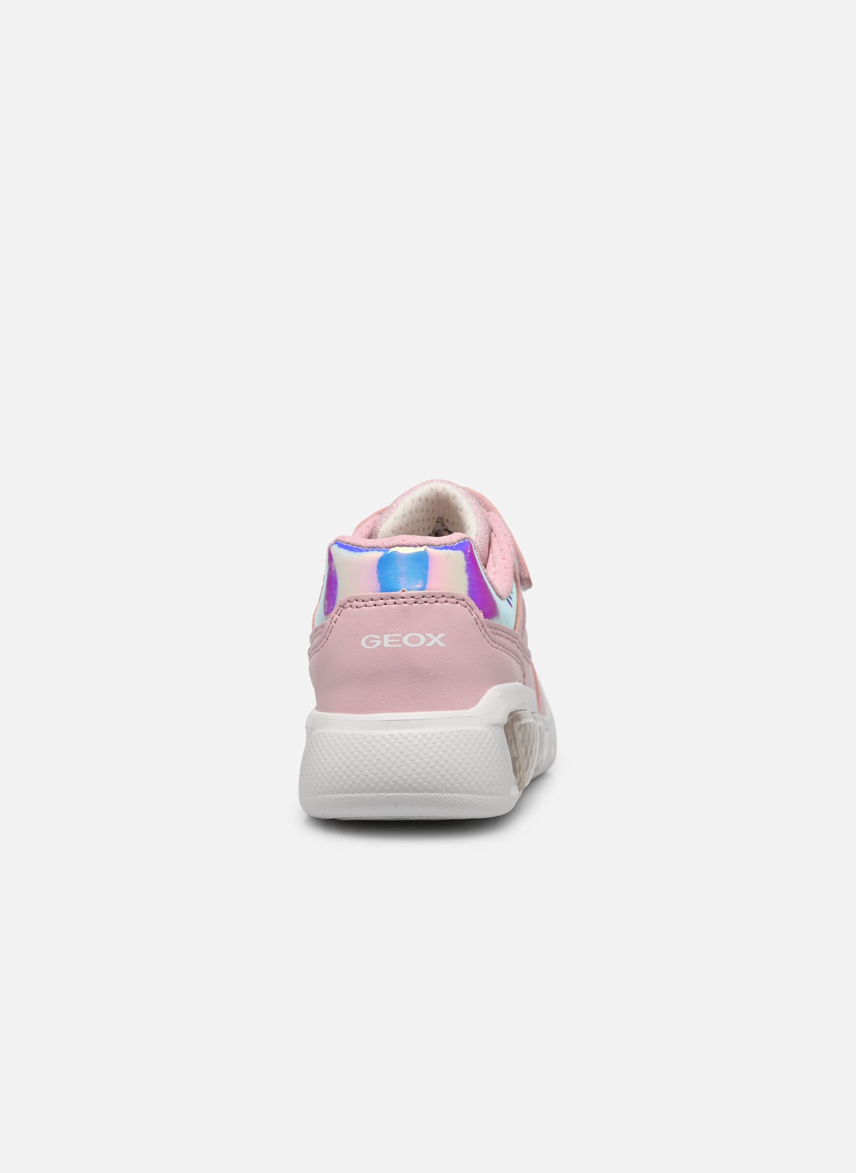 Lage sneakers J ILLUMINUS GIRL LIGHTS meisjes roze Geox Lage sneakers J ILLUMINUS GIRL LIGHTS meisjes roze LT ROSE/WHITE