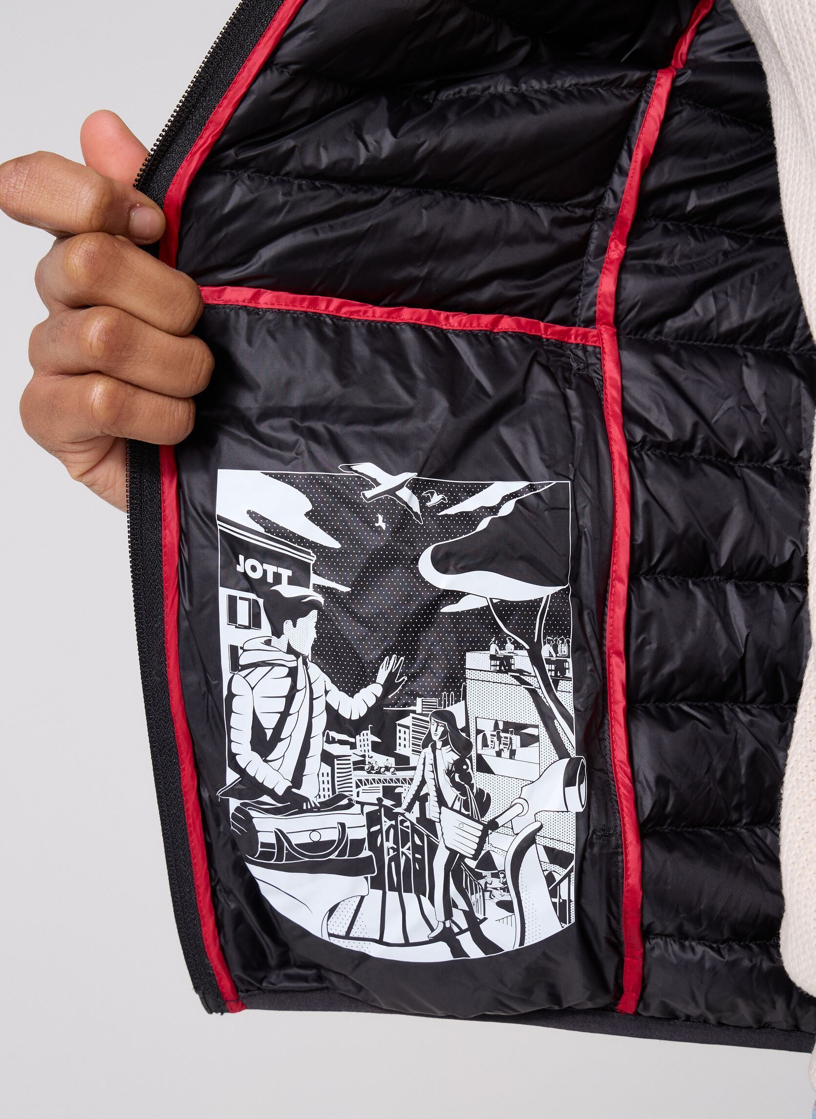 Daunenjacken Nico herren schwarz JOTT Daunenjacken Nico herren schwarz BLACK