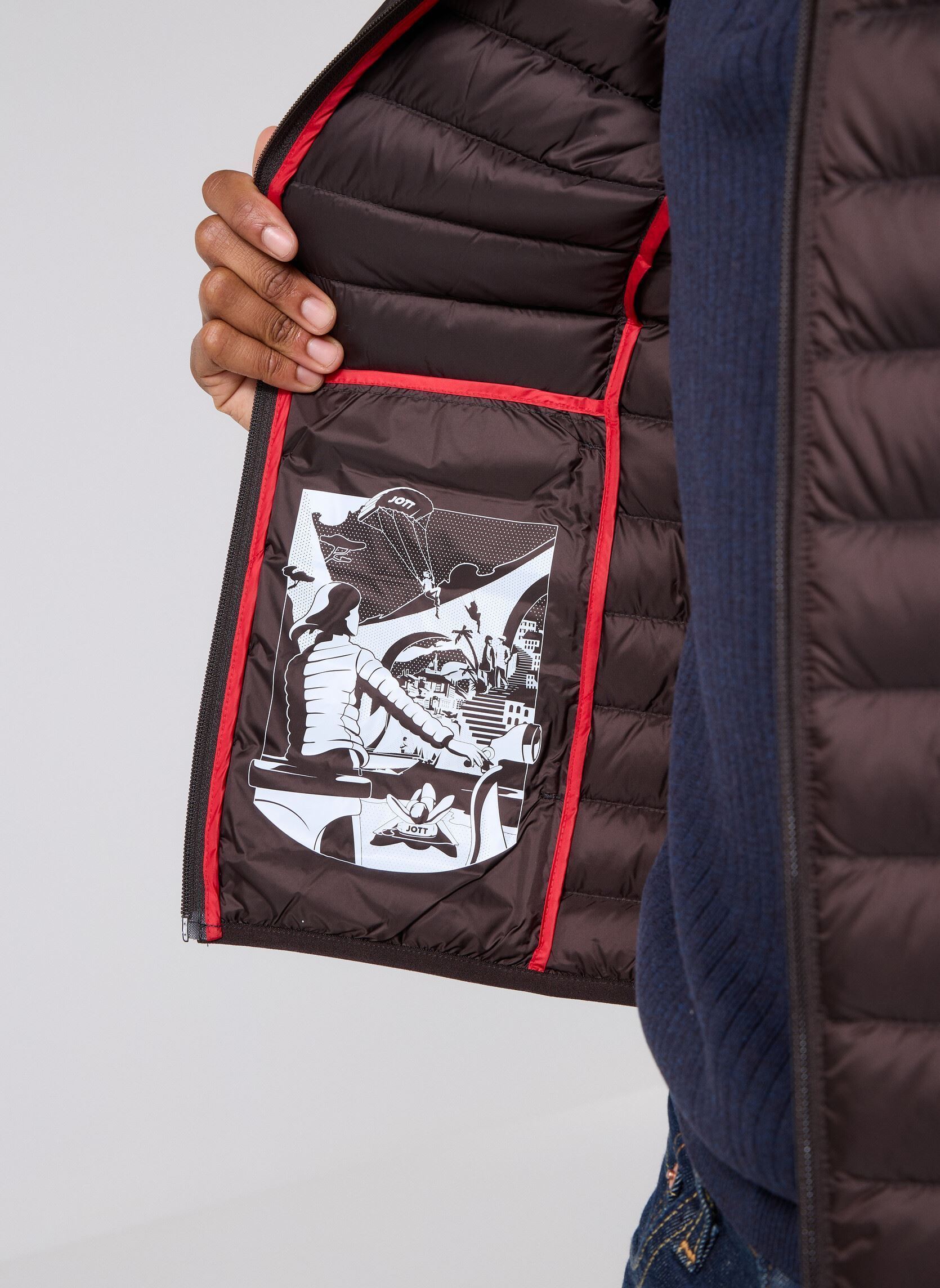 Doudounes Nico homme marron JOTT Doudounes Nico homme marron BLACK COFFEE