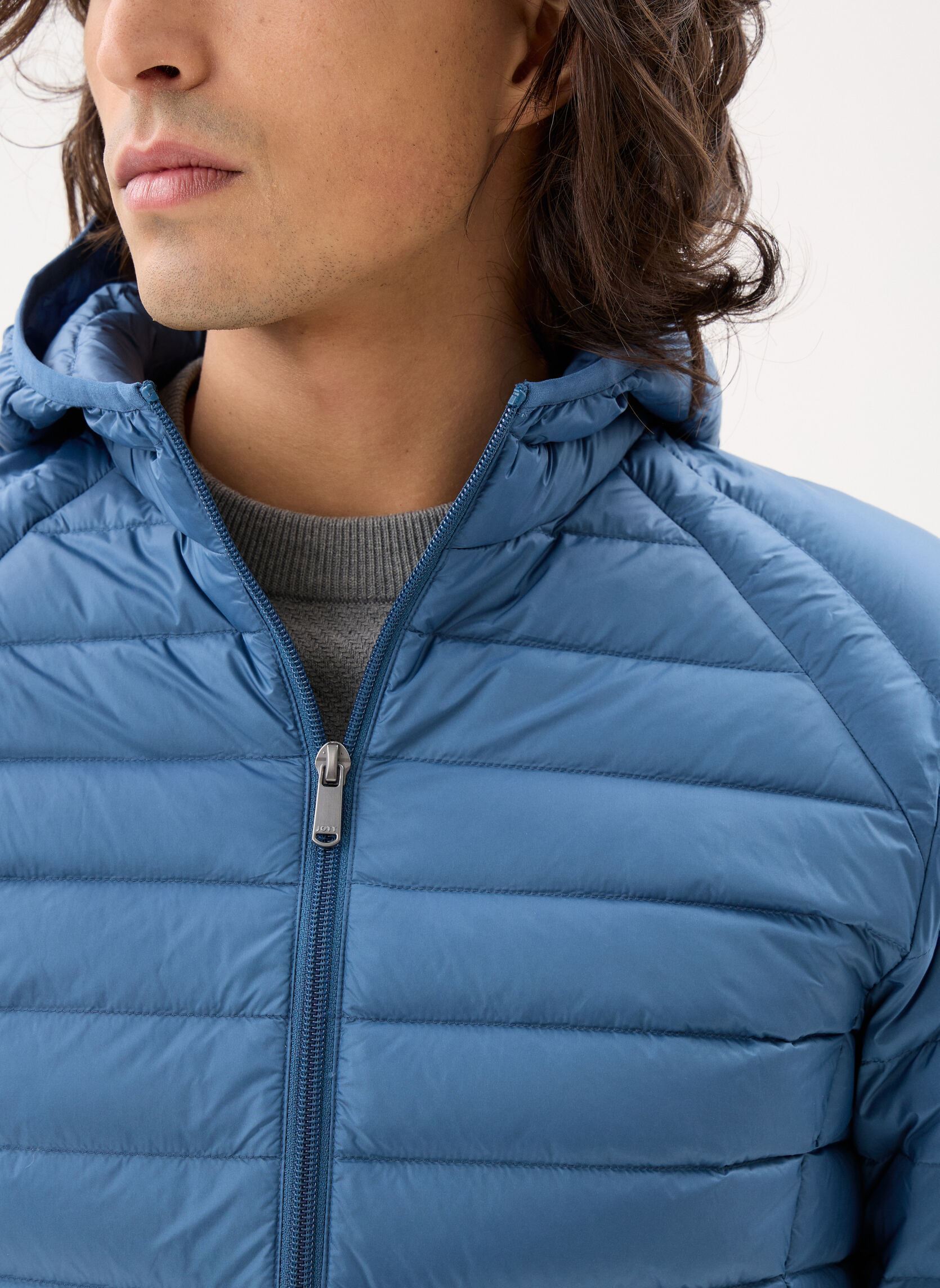 Gewatteerde jassen Nico heren blauw JOTT Gewatteerde jassen Nico heren blauw BLUE JEAN