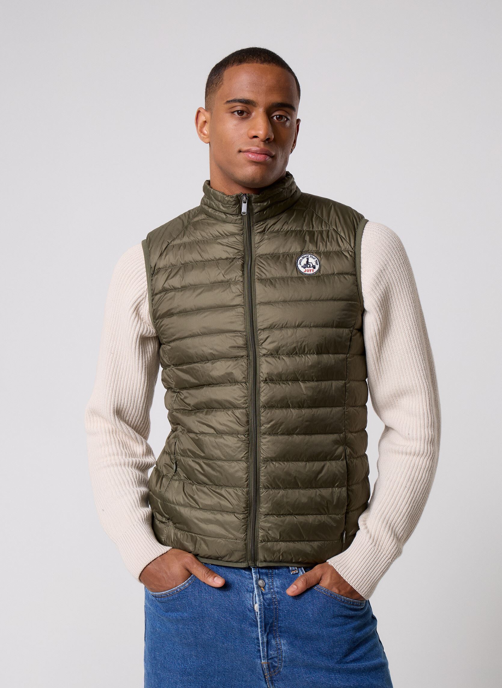 Doudounes sans manches Tom homme vert JOTT Doudounes sans manches Tom homme vert ARMY