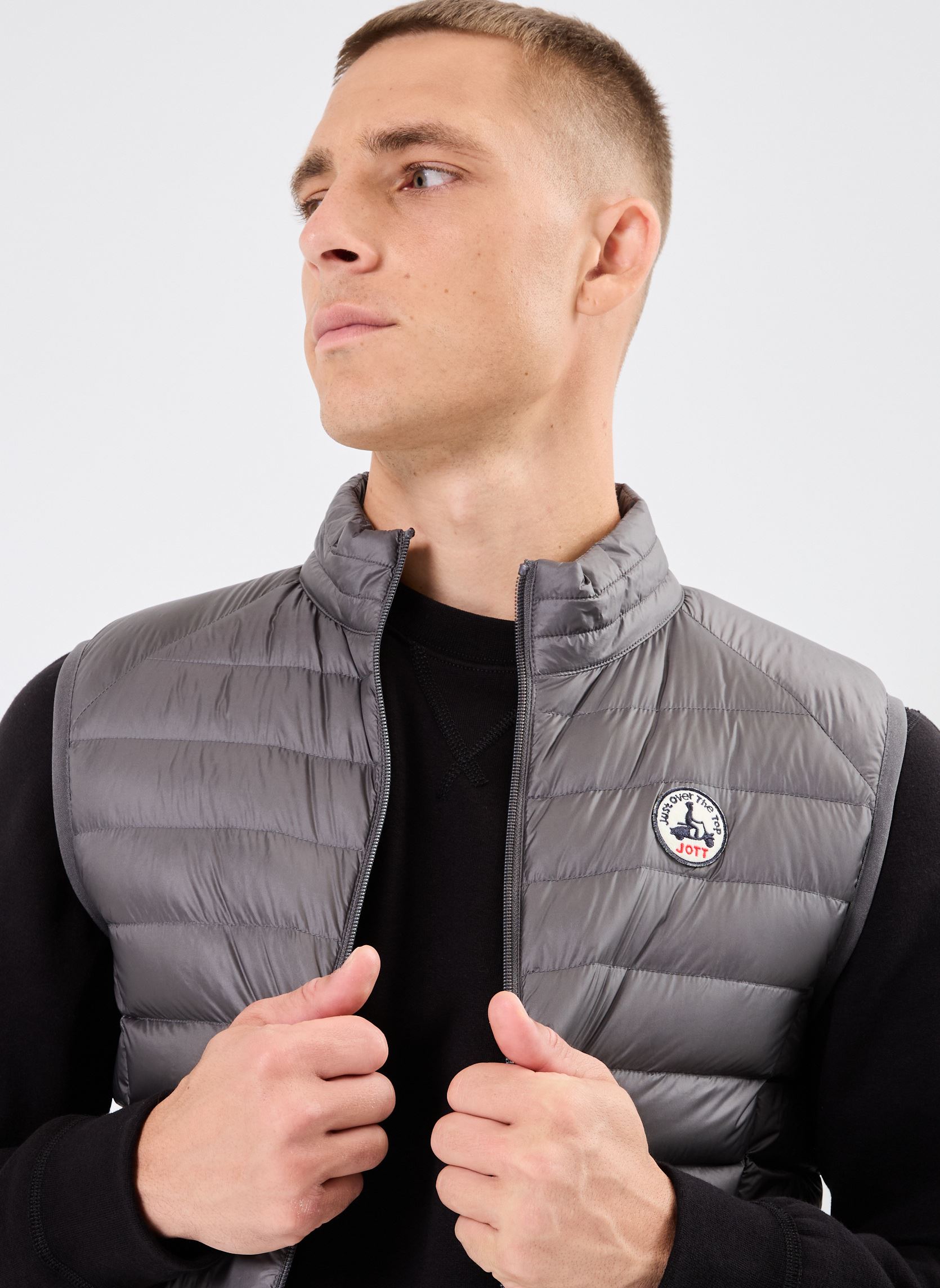 Daunenwesten Tom herren grau JOTT Daunenwesten Tom herren grau ANTHRACITE