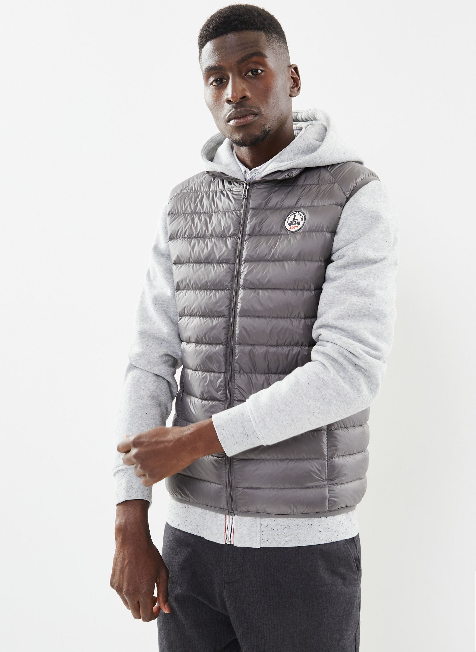 Daunenwesten Tom herren grau JOTT Daunenwesten Tom herren grau ANTHRACITE