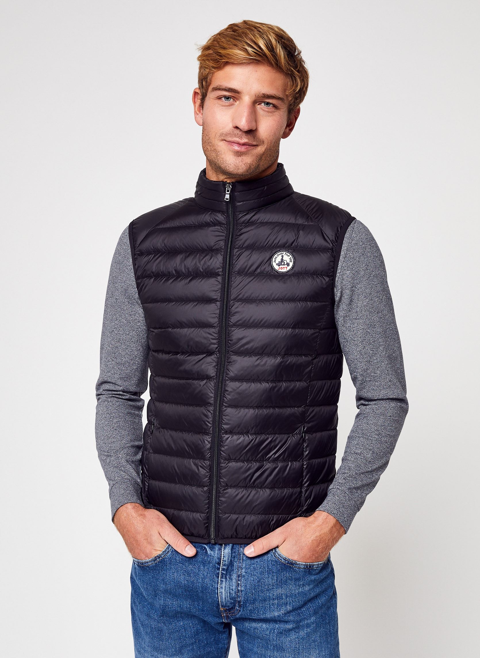 Daunenwesten Tom herren schwarz JOTT Daunenwesten Tom herren schwarz BLACK