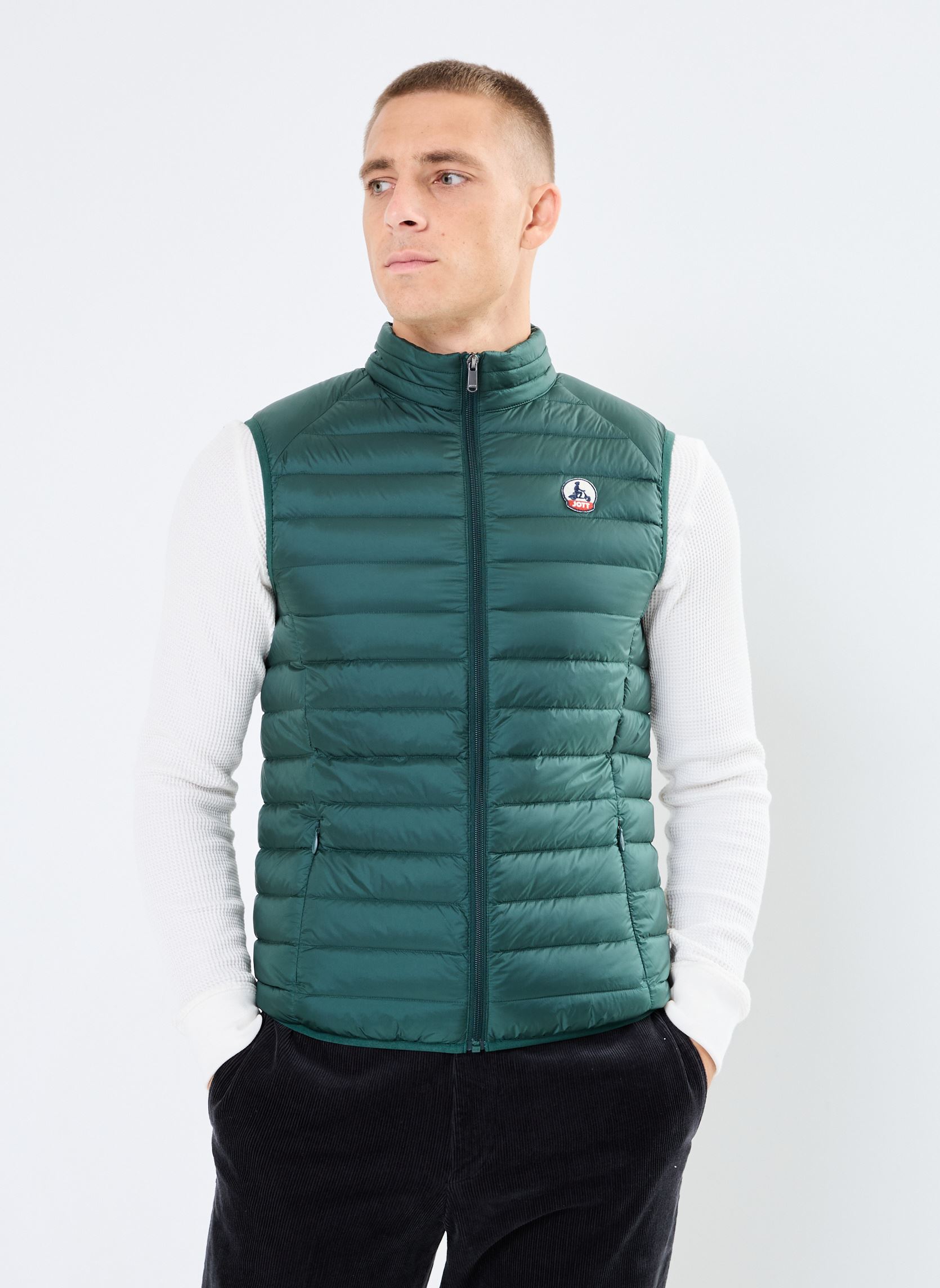 Daunenwesten Tom herren grün JOTT Daunenwesten Tom herren grün DEEP FOREST