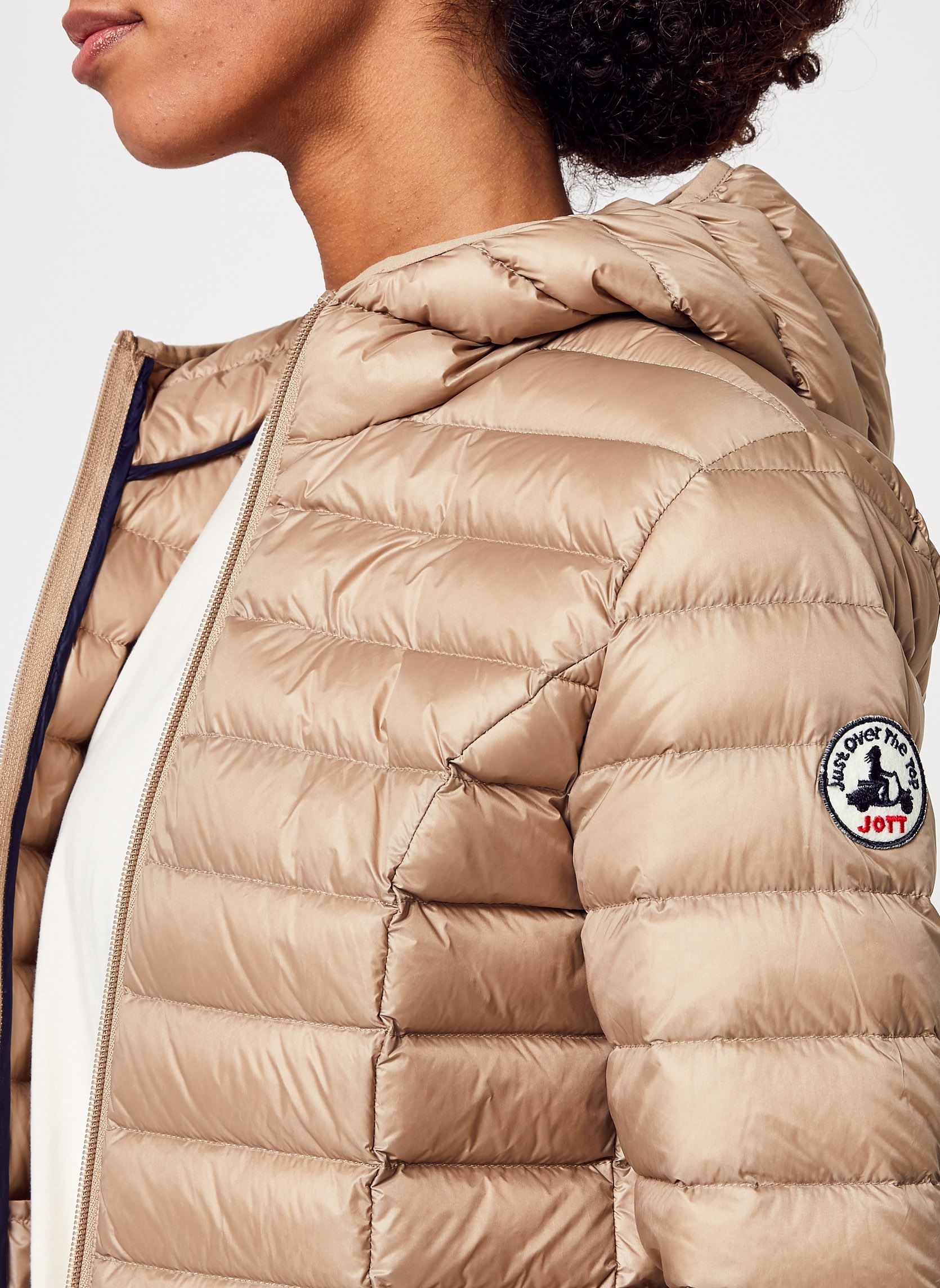 Gewatteerde jassen Cloe dames beige JOTT Gewatteerde jassen Cloe dames beige BEIGE