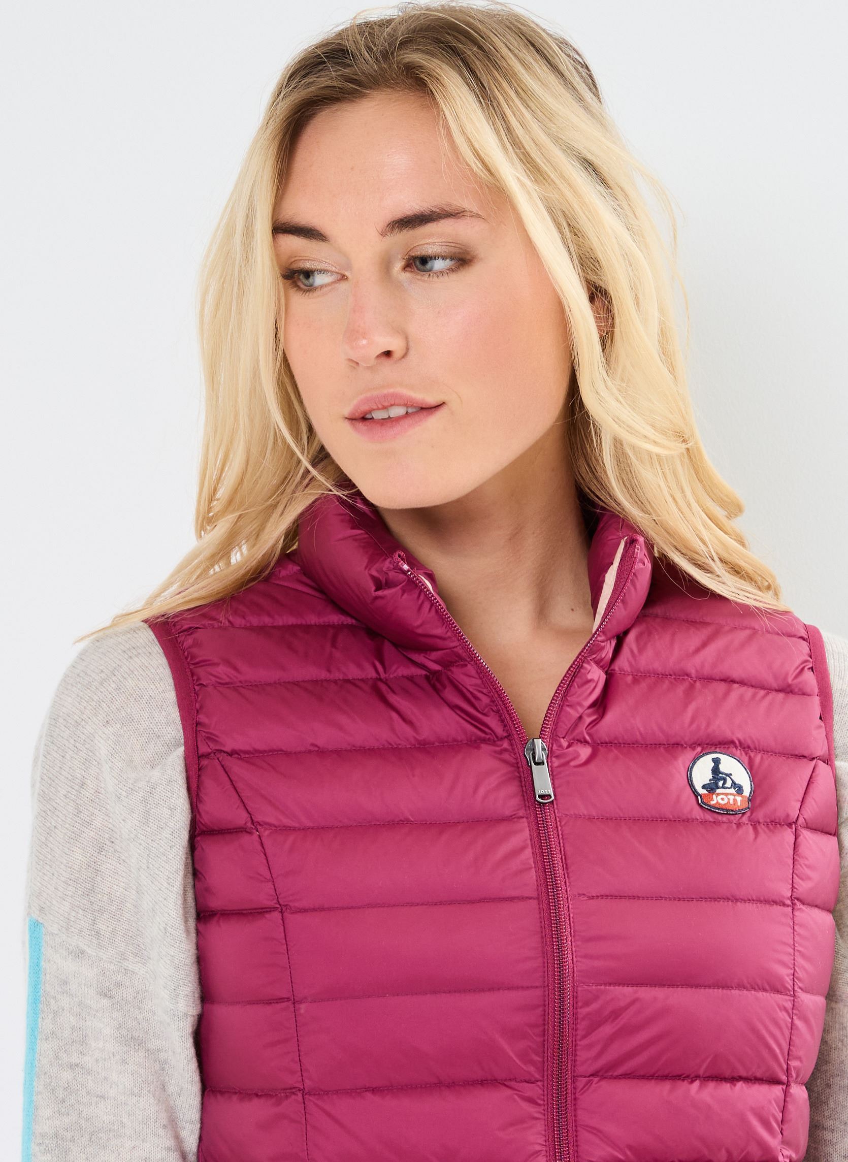 Daunenwesten Seda damen rot JOTT Daunenwesten Seda damen rot RED PLUM