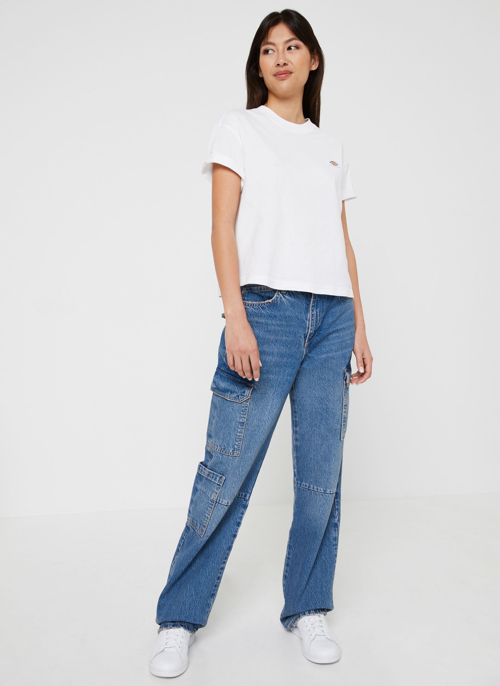 T-shirts Oakport dames wit Dickies T-shirts Oakport dames wit WHITE