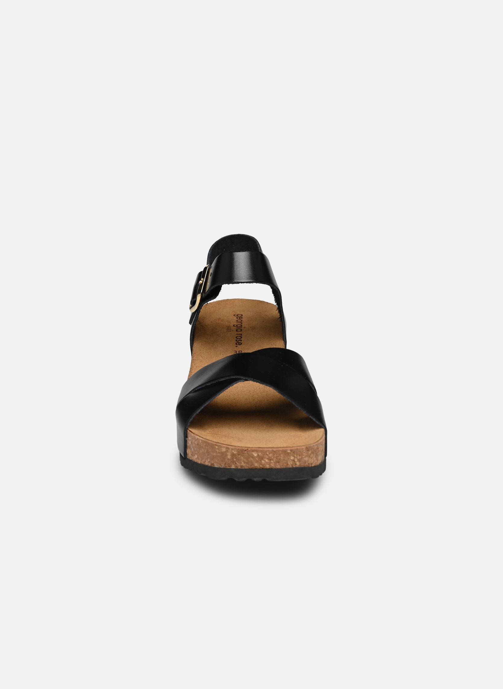 Sandali con zeppa e plateau Rino - sandales compensées donna nero Georgia Rose Soft Sandali con zeppa e plateau Rino - sandales compensées donna nero Noir