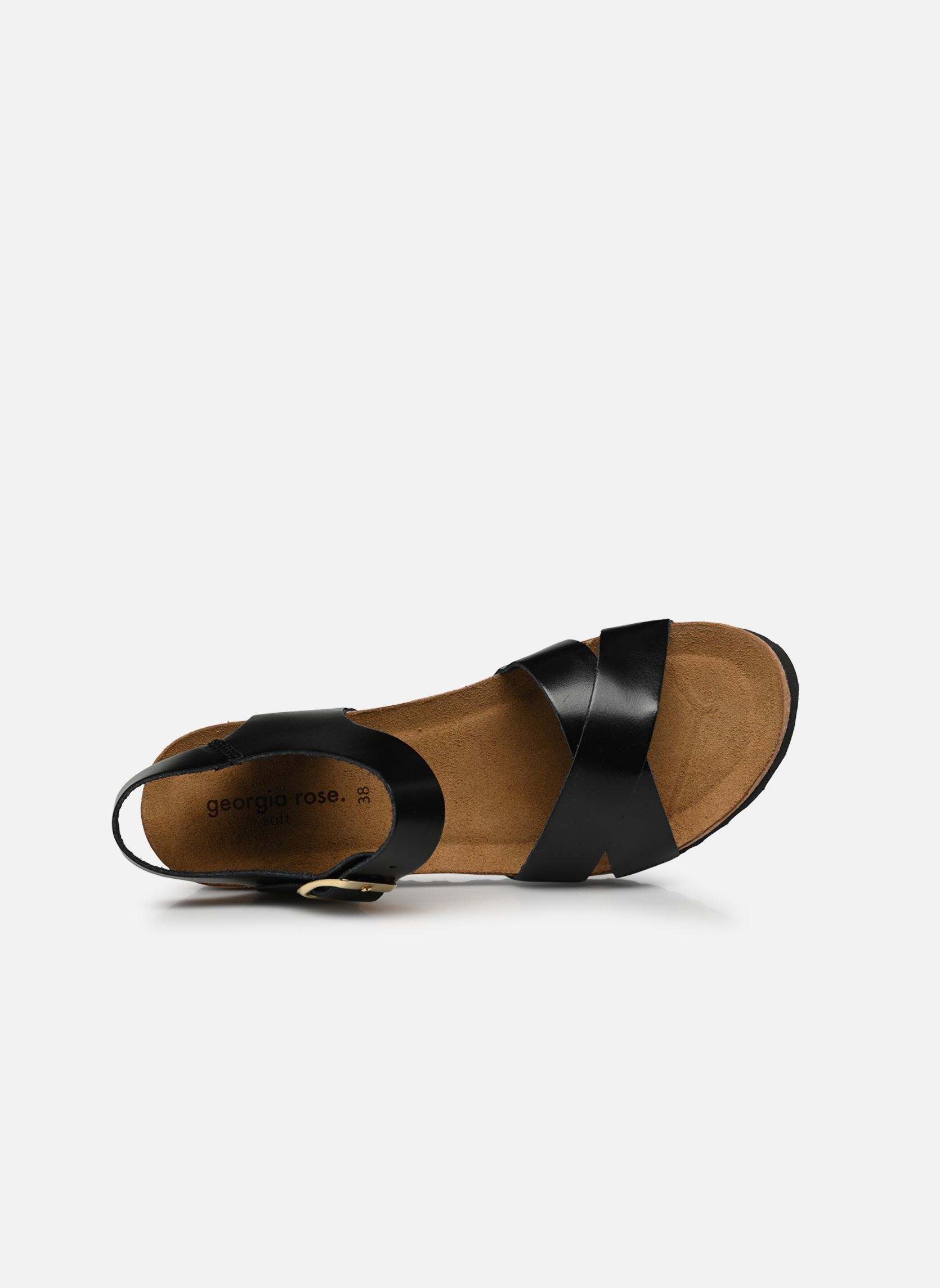Sandali con zeppa e plateau Rino - sandales compensées donna nero Georgia Rose Soft Sandali con zeppa e plateau Rino - sandales compensées donna nero Noir