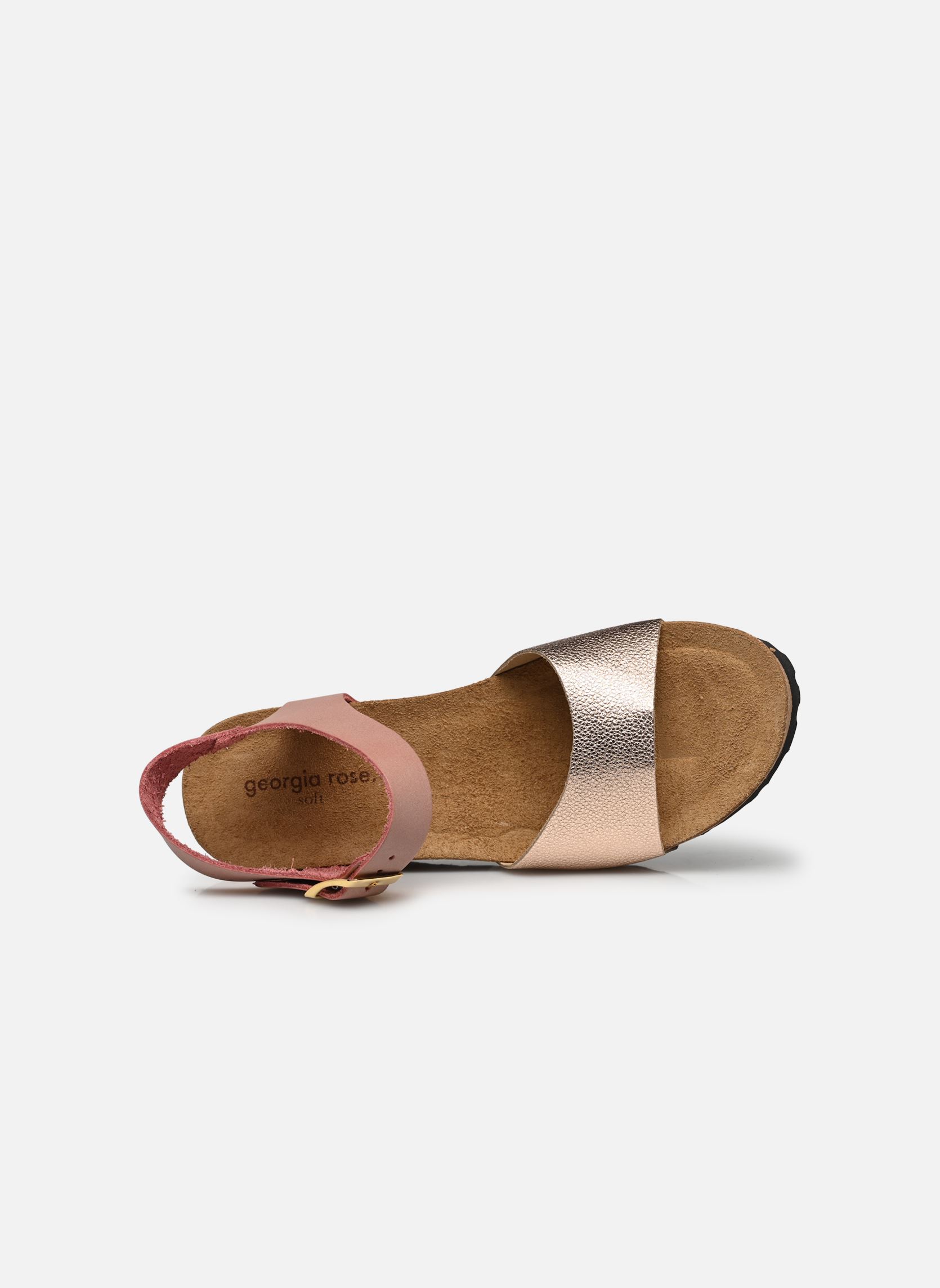 Sandales compensées et plateformes Rose - sandales compensées femme rose Georgia Rose Soft Sandales compensées et plateformes Rose - sandales compensées femme rose Rose pâle