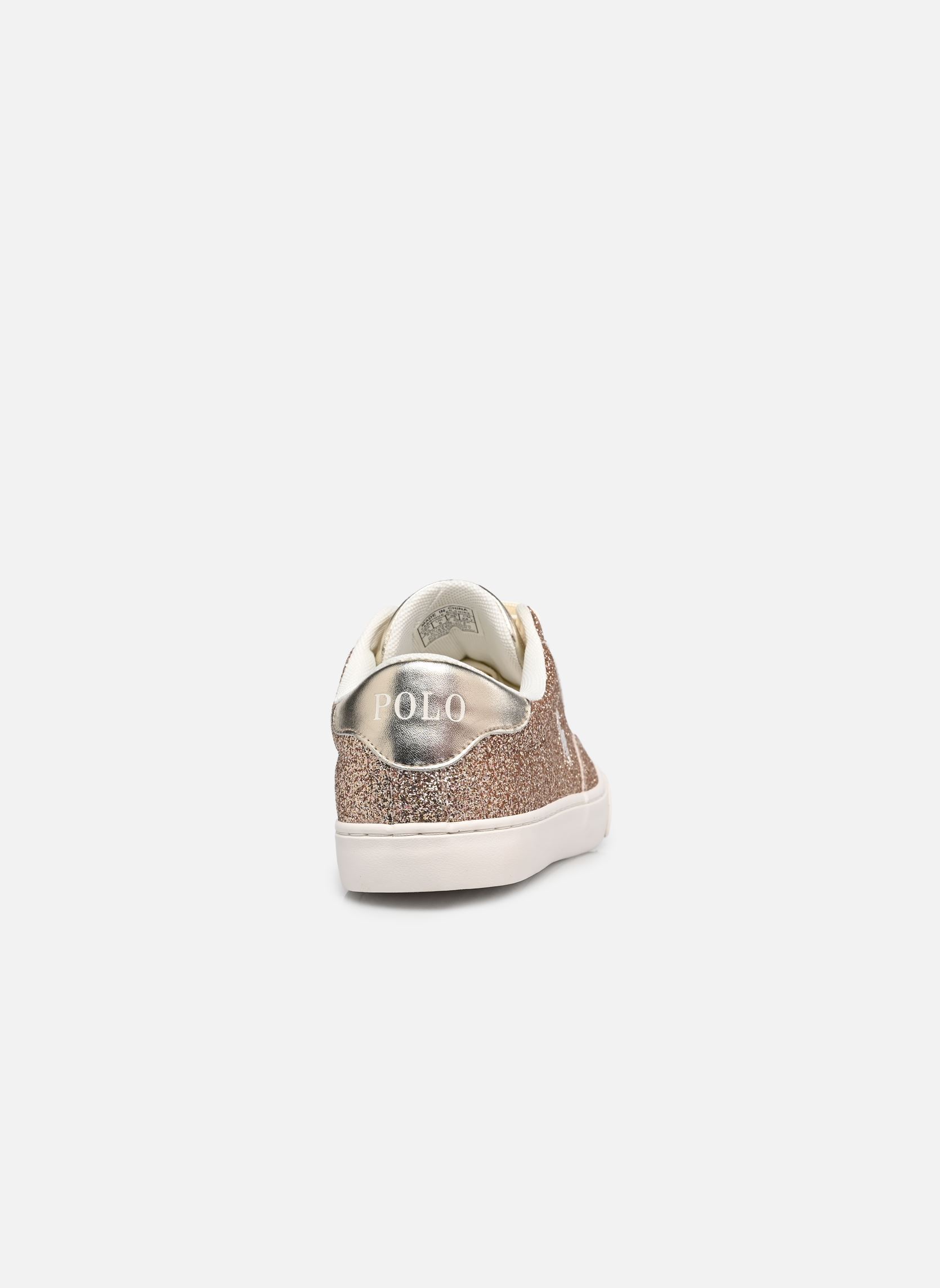 Baskets basses THERON V fille or et bronze Polo Ralph Lauren Baskets basses THERON V fille or et bronze GOLD GLITTER/ SAND MICRO/GOLD