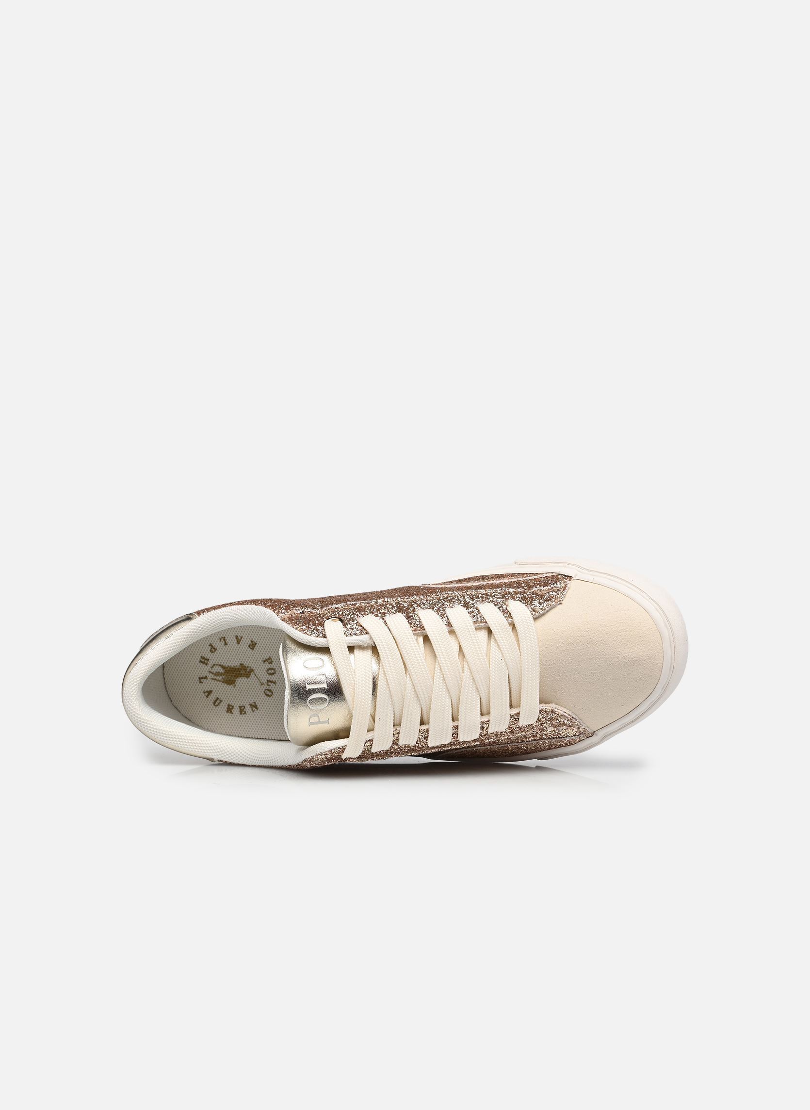 Baskets basses THERON V fille or et bronze Polo Ralph Lauren Baskets basses THERON V fille or et bronze GOLD GLITTER/ SAND MICRO/GOLD