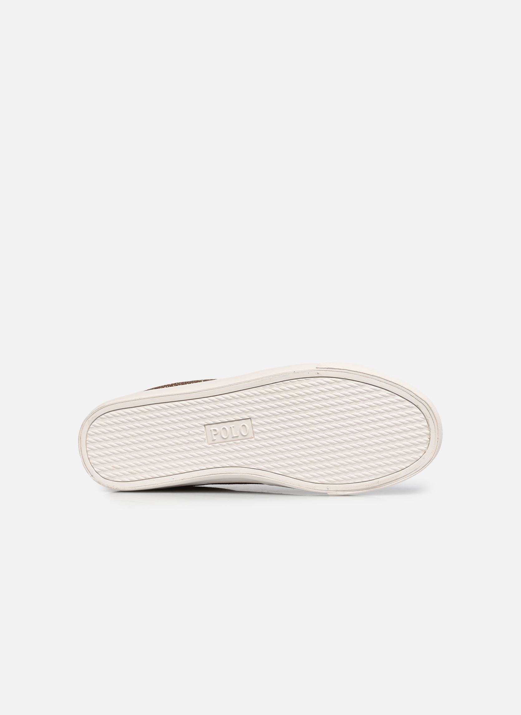 Baskets basses THERON V fille or et bronze Polo Ralph Lauren Baskets basses THERON V fille or et bronze GOLD GLITTER/ SAND MICRO/GOLD