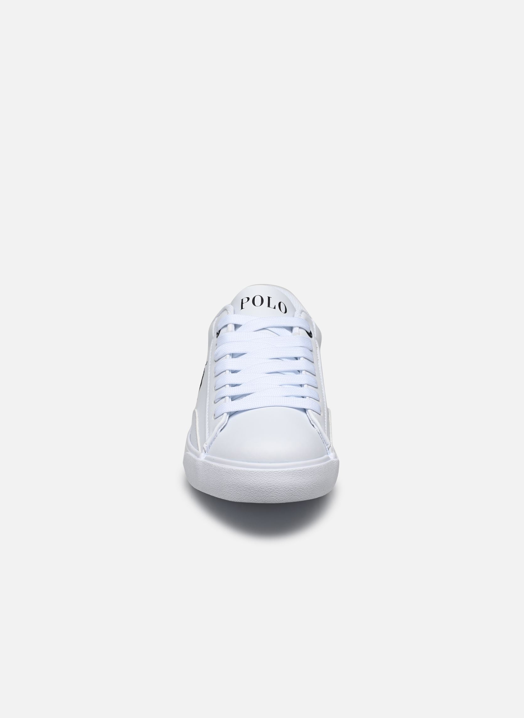 Baskets basses THERON V garçon blanc Polo Ralph Lauren Baskets basses THERON V garçon blanc WHITE SMOOTH PU/NAVY W/ NAVY P