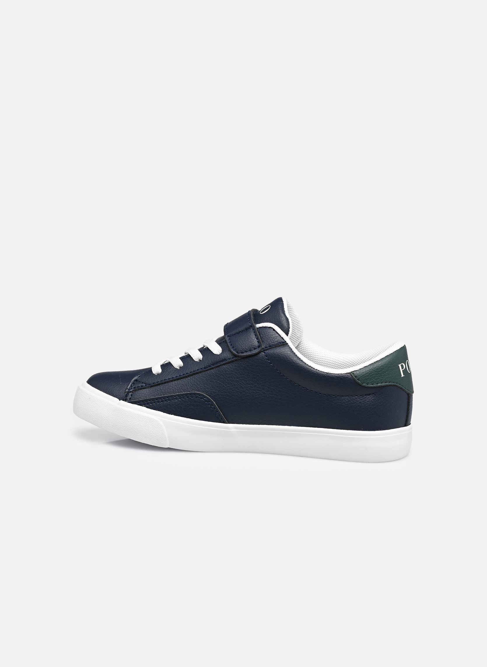 Niedrige Sneaker THERON V PS jungen blau Polo Ralph Lauren Niedrige Sneaker THERON V PS jungen blau NAVY TUMBLED/DARK GREEN TUMBLE