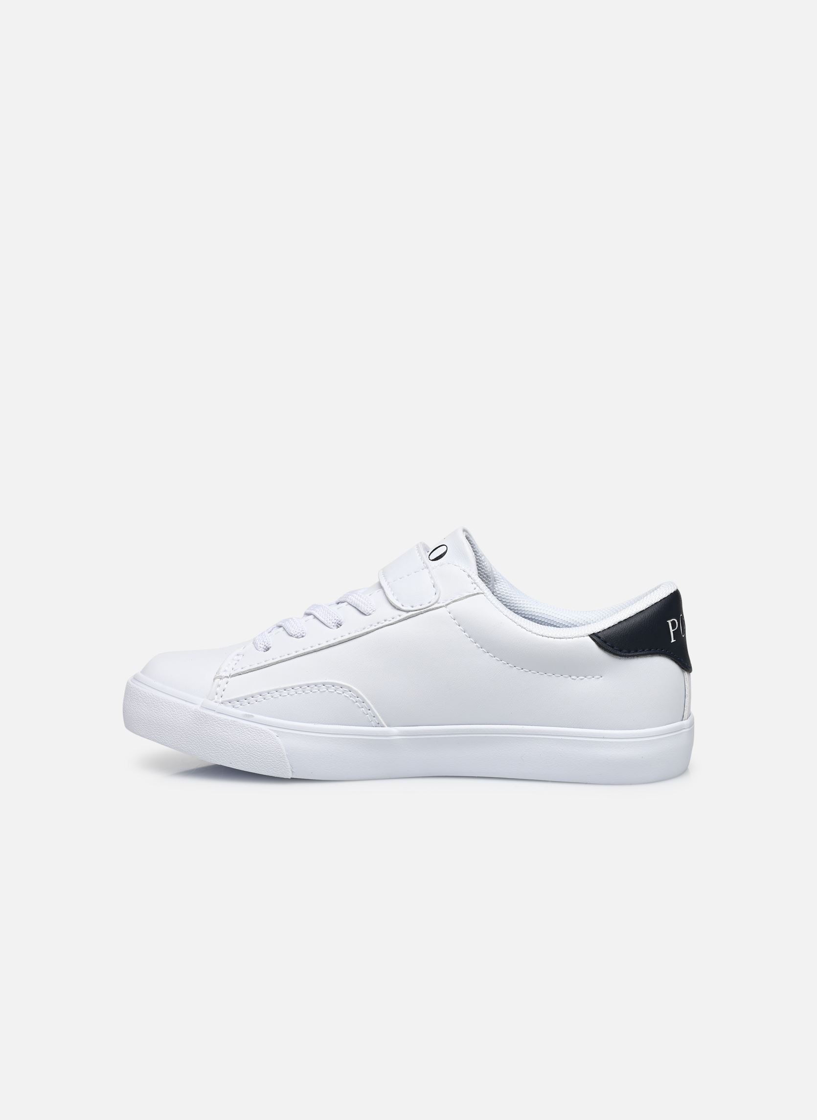 Baskets basses THERON V PS garçon blanc Polo Ralph Lauren Baskets basses THERON V PS garçon blanc WHITE SMOOTH PU/NAVY W/ NAVY P