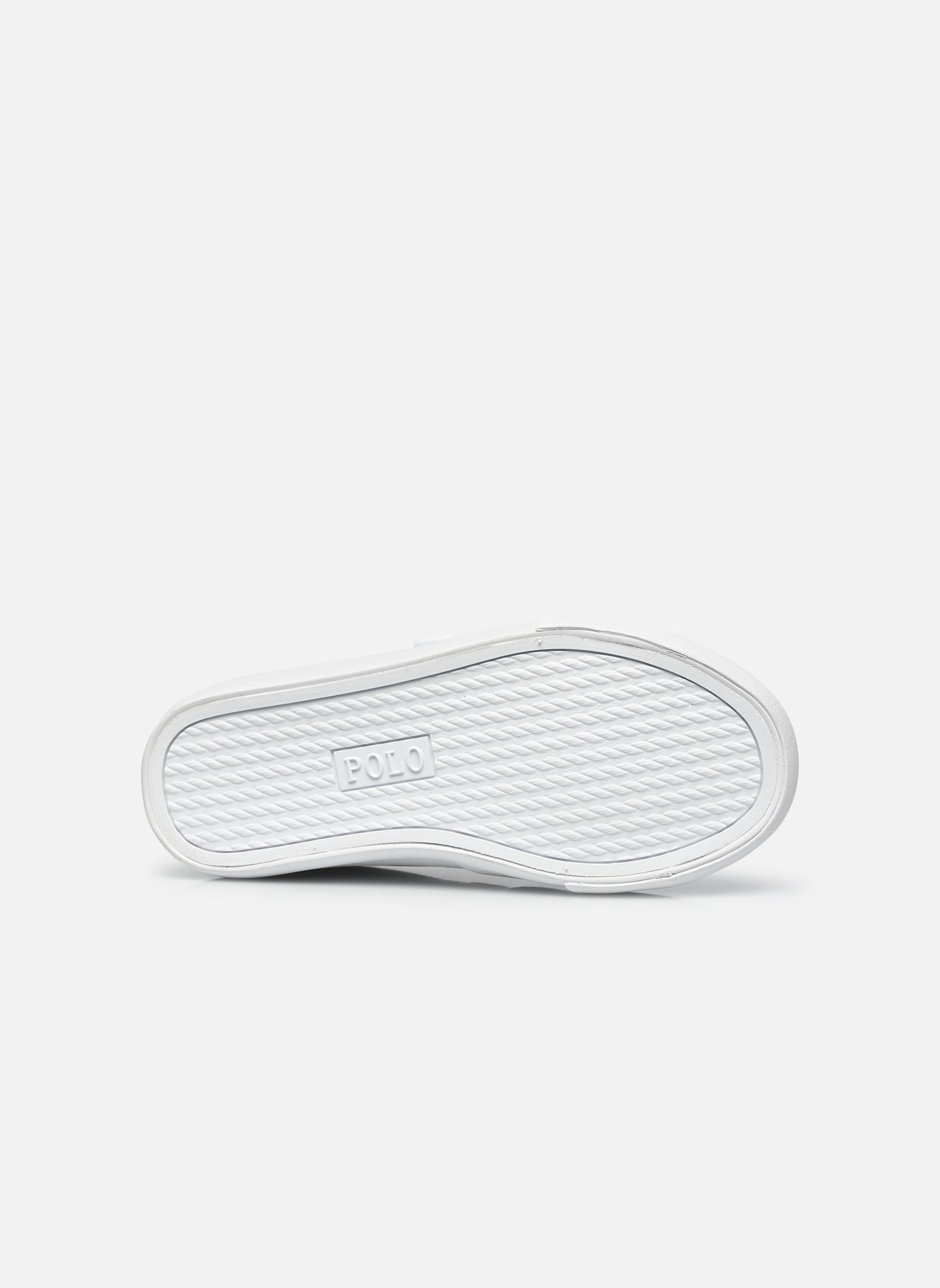 Niedrige Sneaker THERON V PS mädchen weiß Polo Ralph Lauren Niedrige Sneaker THERON V PS mädchen weiß WHITE SMOOTH PU/GOLD METALLIC/
