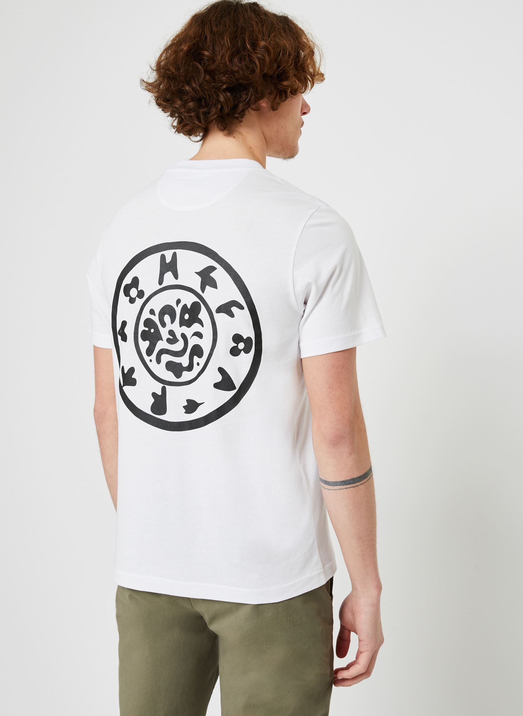 T-shirt Homme Farah – Gris – Taille L – Col Rond – Manches Courtes