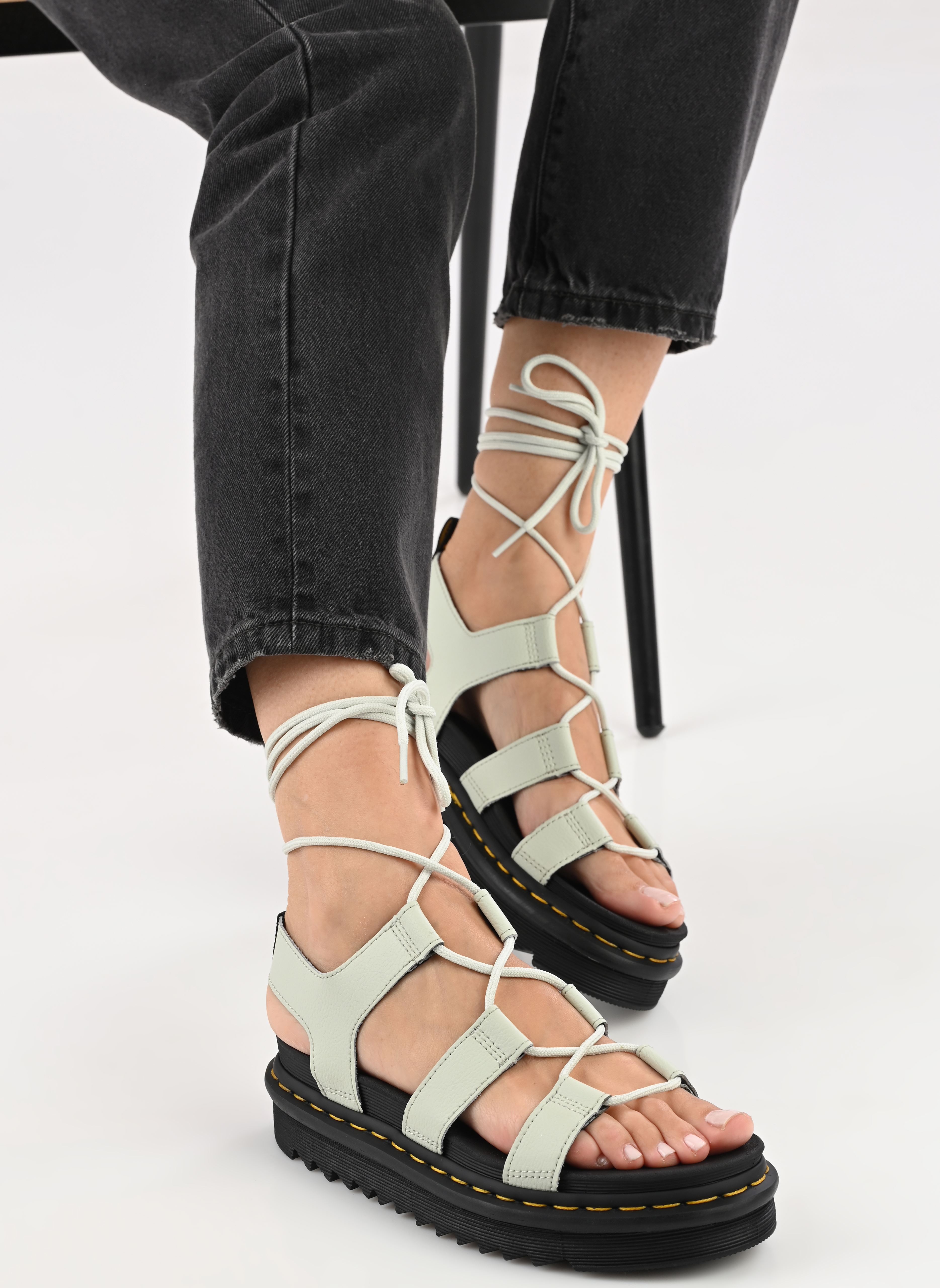 Sandales compensées et plateformes Nartilla femme vert Dr. Martens Sandales compensées et plateformes Nartilla femme vert SMOKED MINT ATHENA