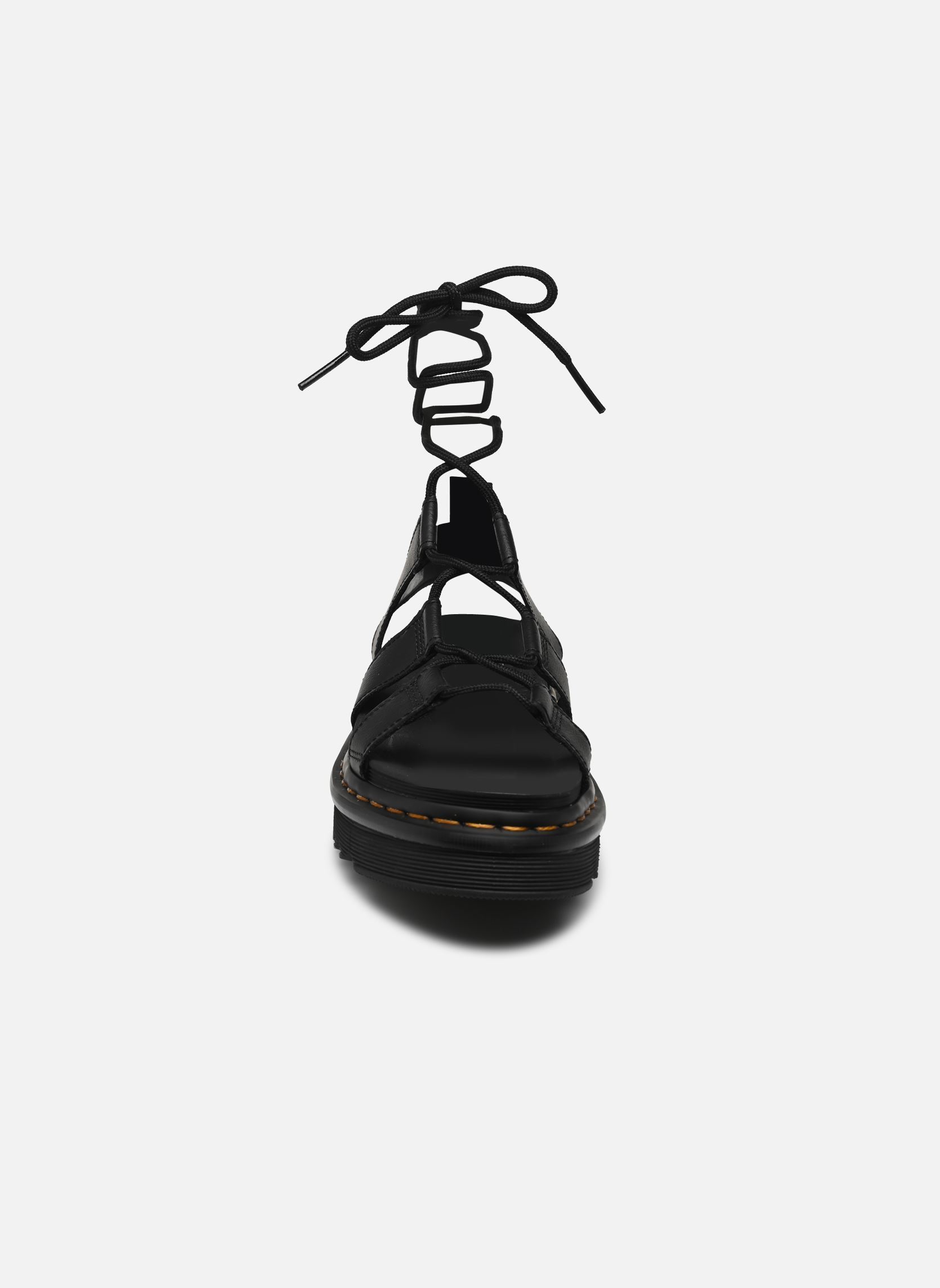 Sandalias y plataformas de cuña Nartilla mujer negro Dr. Martens Sandalias y plataformas de cuña Nartilla mujer negro BLACK ATHENA