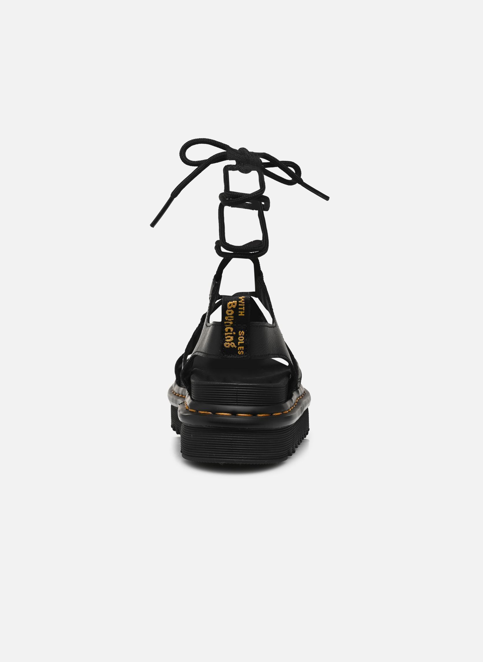 Sandalias y plataformas de cuña Nartilla mujer negro Dr. Martens Sandalias y plataformas de cuña Nartilla mujer negro BLACK ATHENA