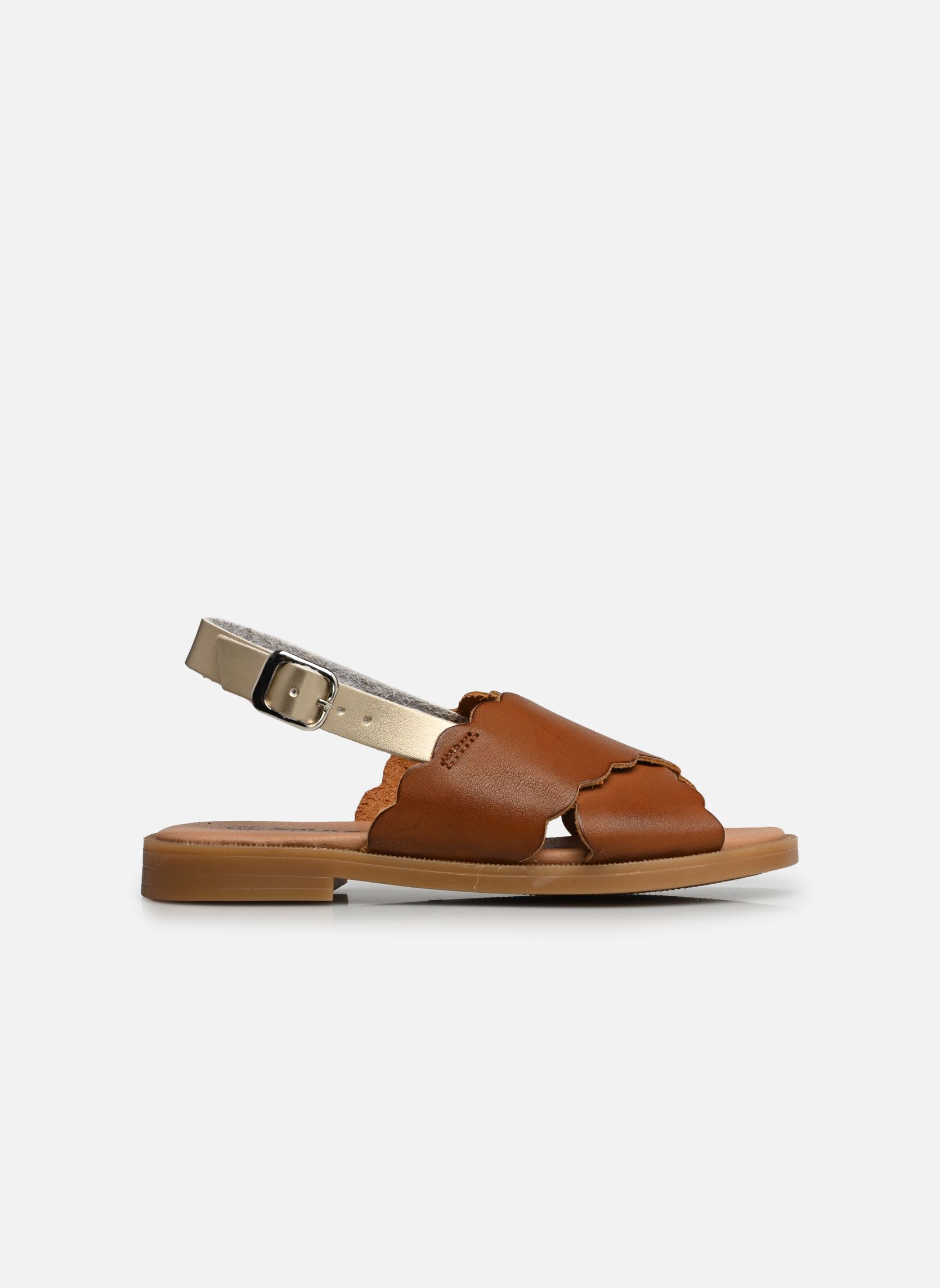 Sandales BOTEL LEATHER fille marron Rose et Martin Sandales BOTEL LEATHER fille marron COGNAC