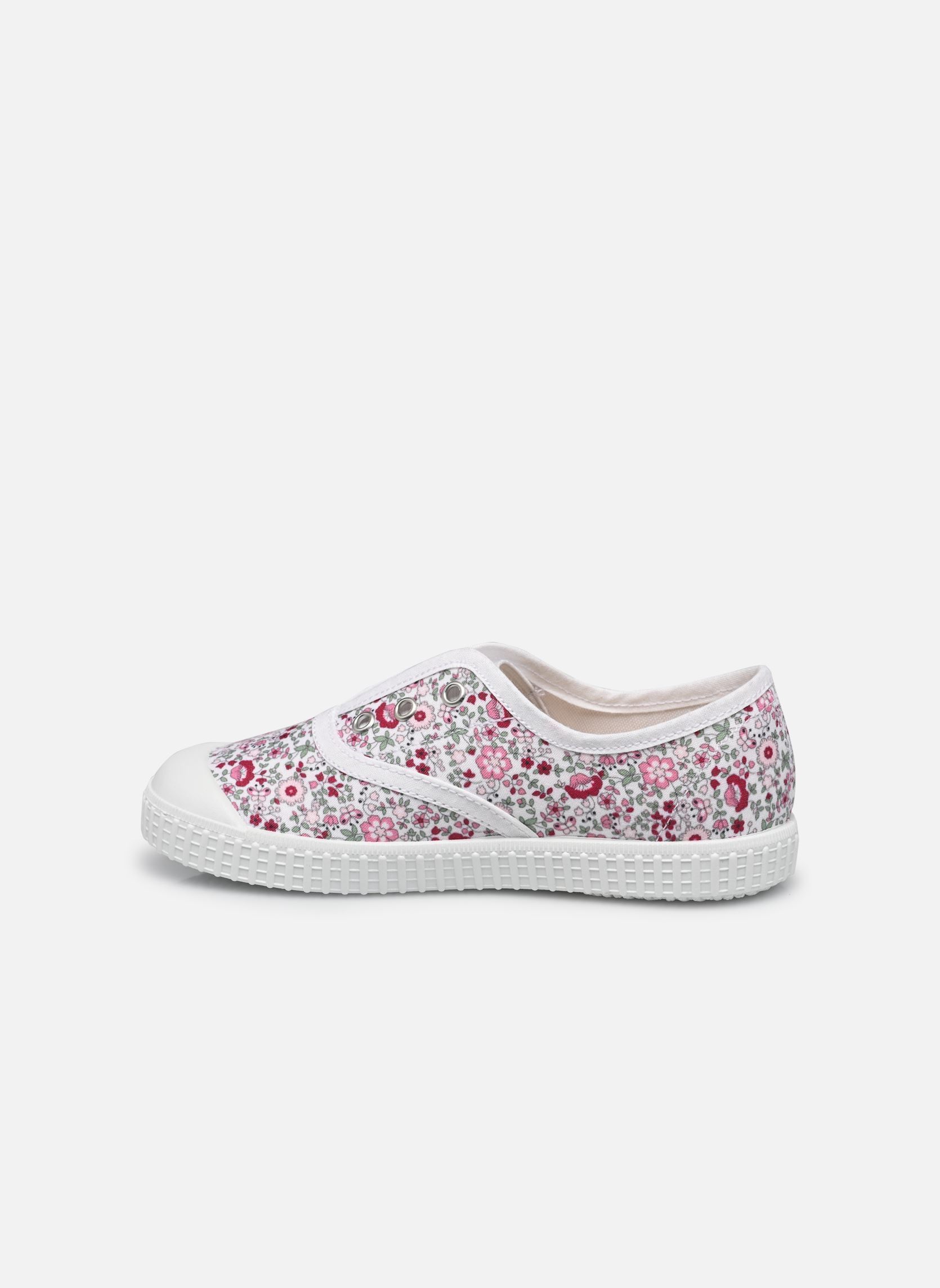 Baskets basses BAHISSA fille multicolore Rose et Martin Baskets basses BAHISSA fille multicolore Fleurs rose/violet liseré blan